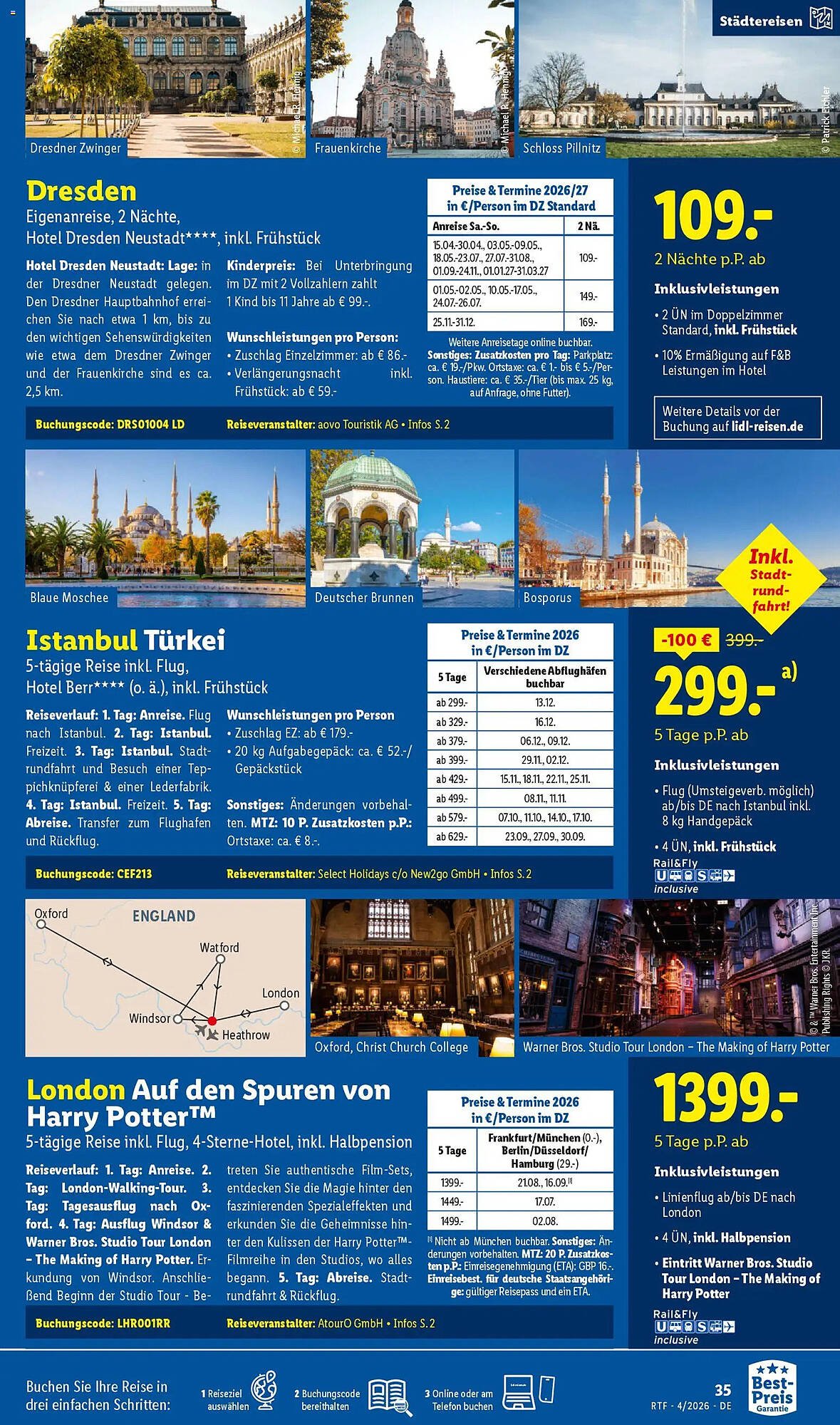 Lidl Reisen Prospekt