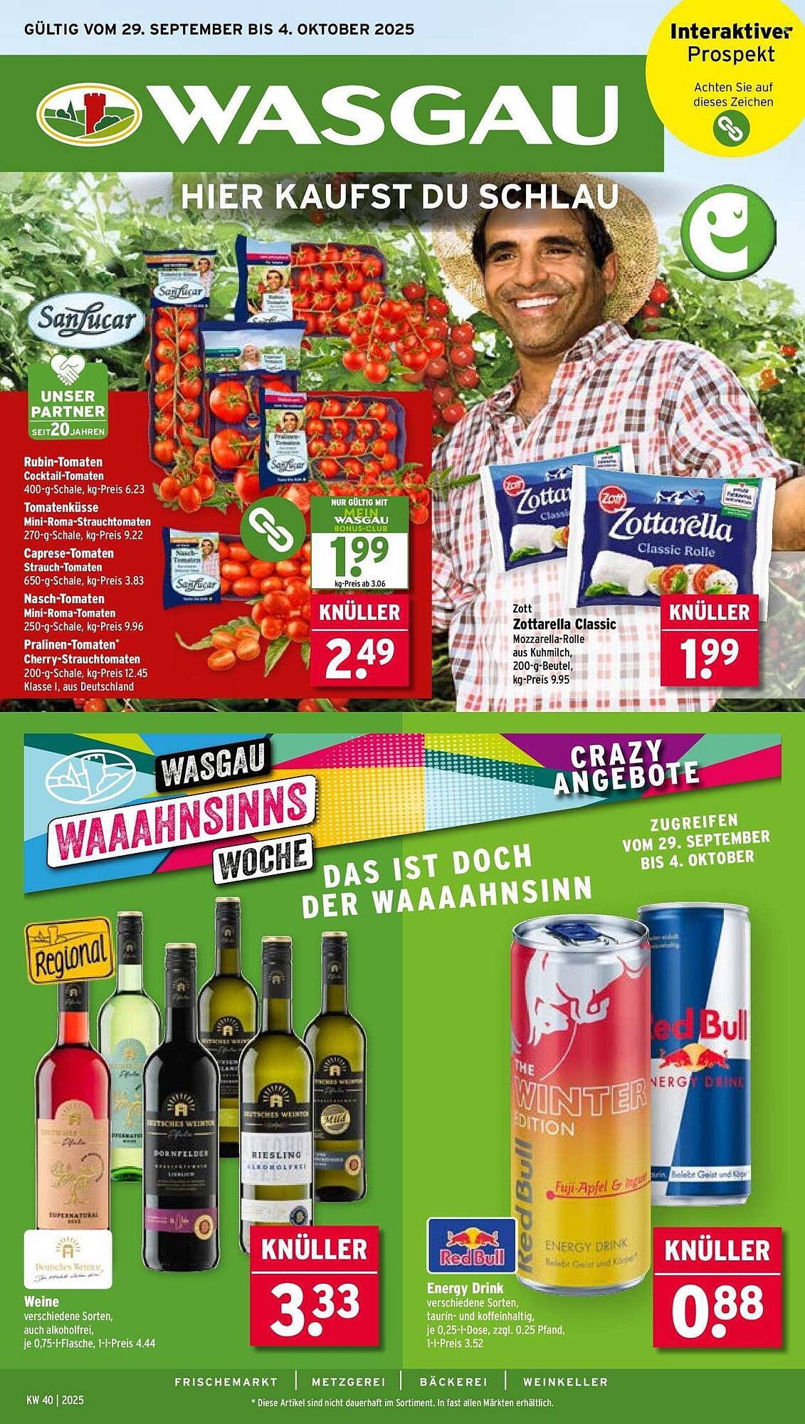 Wasgau Prospekt (2025-09-29 - 2025-10-04) | 1