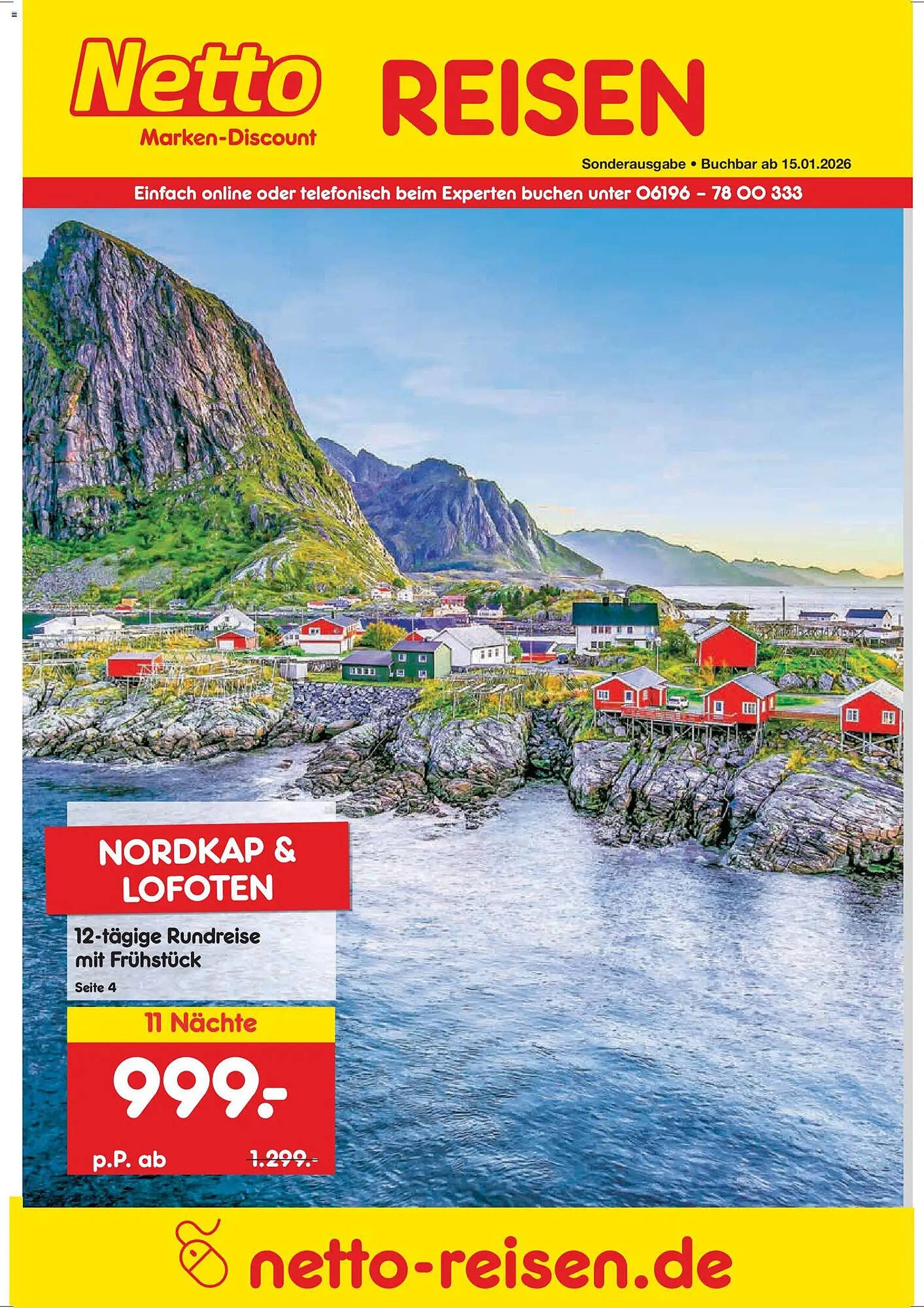 Netto Reisen Prospekt (2026-01-15 - 2026-02-14)