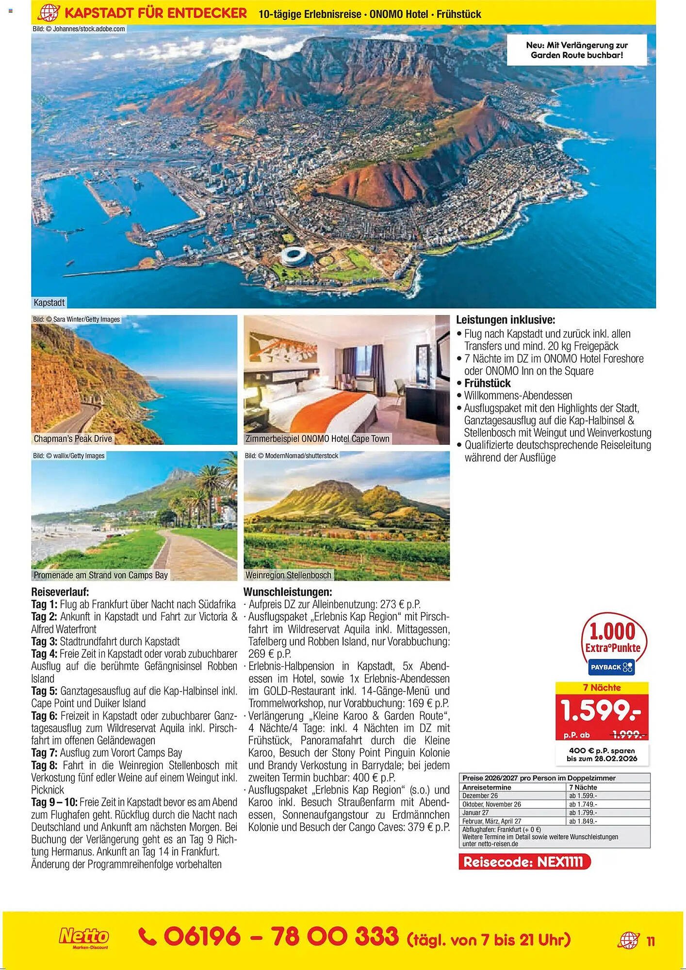 Netto Reisen Prospekt (2026-01-15 - 2026-02-14)