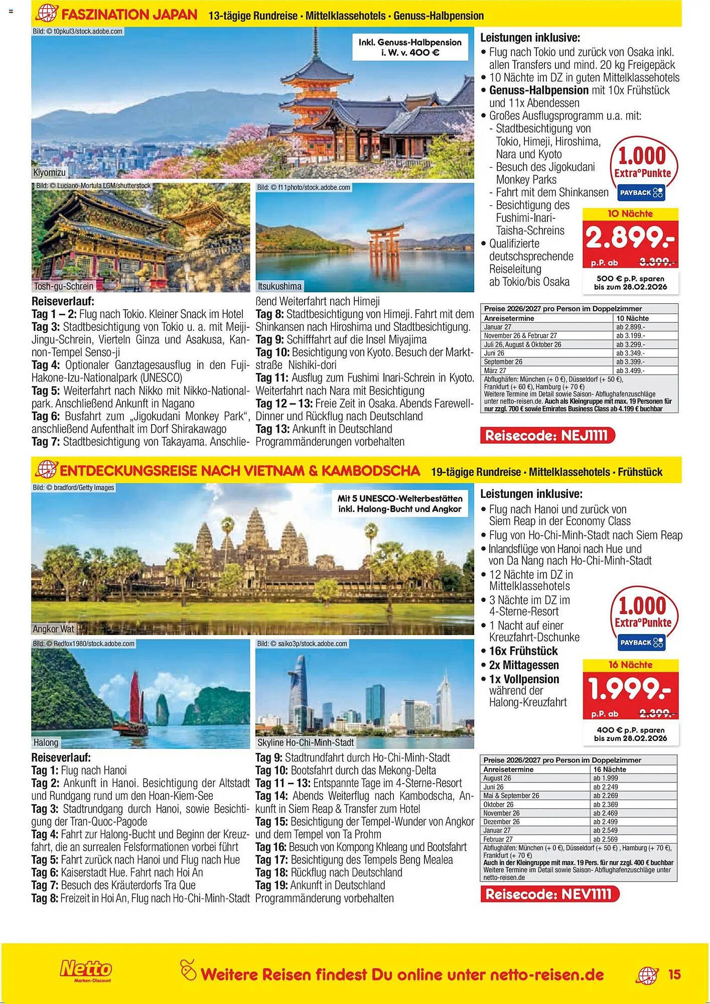 Netto Reisen Prospekt (2026-01-15 - 2026-02-14)