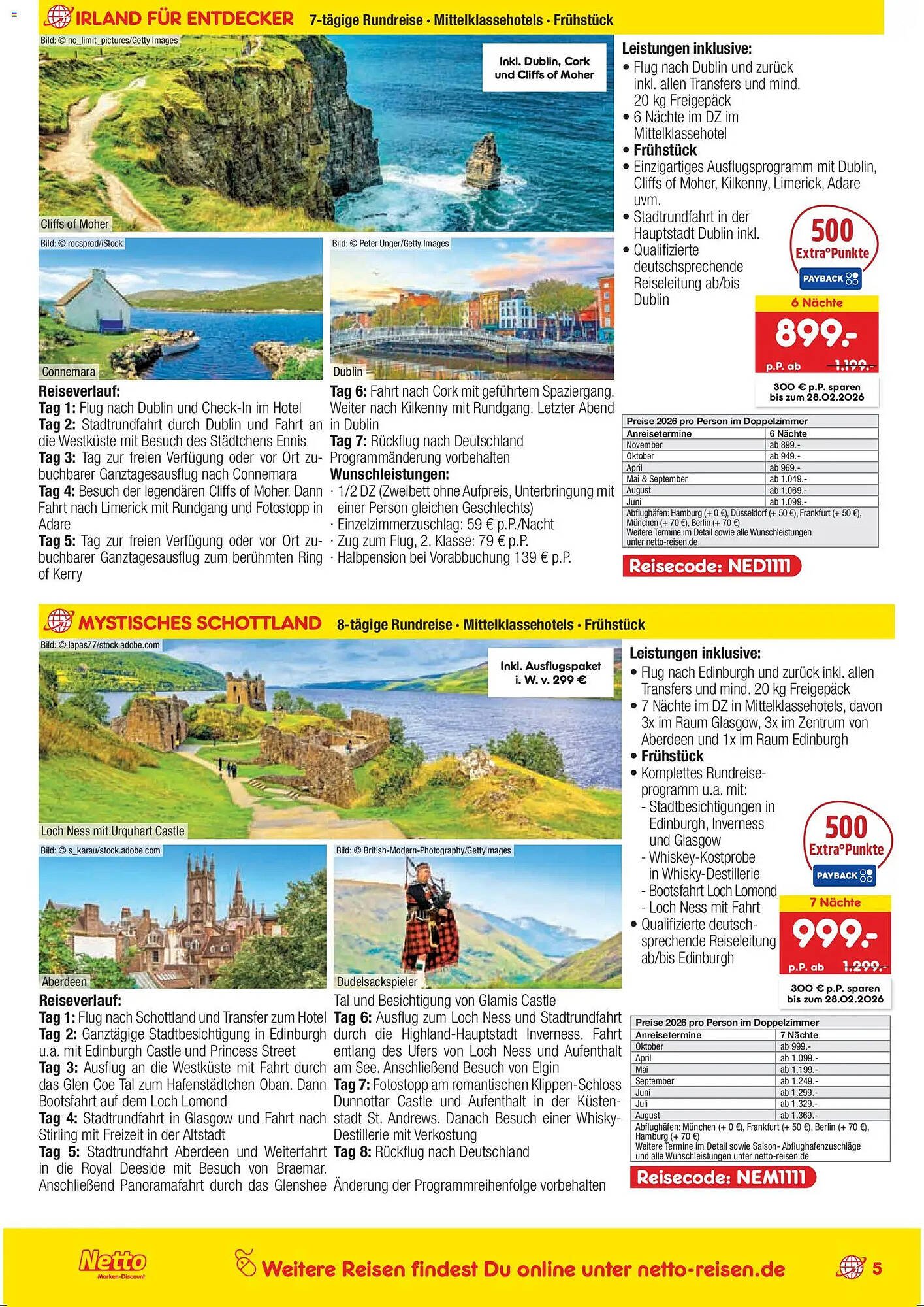 Netto Reisen Prospekt (2026-01-15 - 2026-02-14)