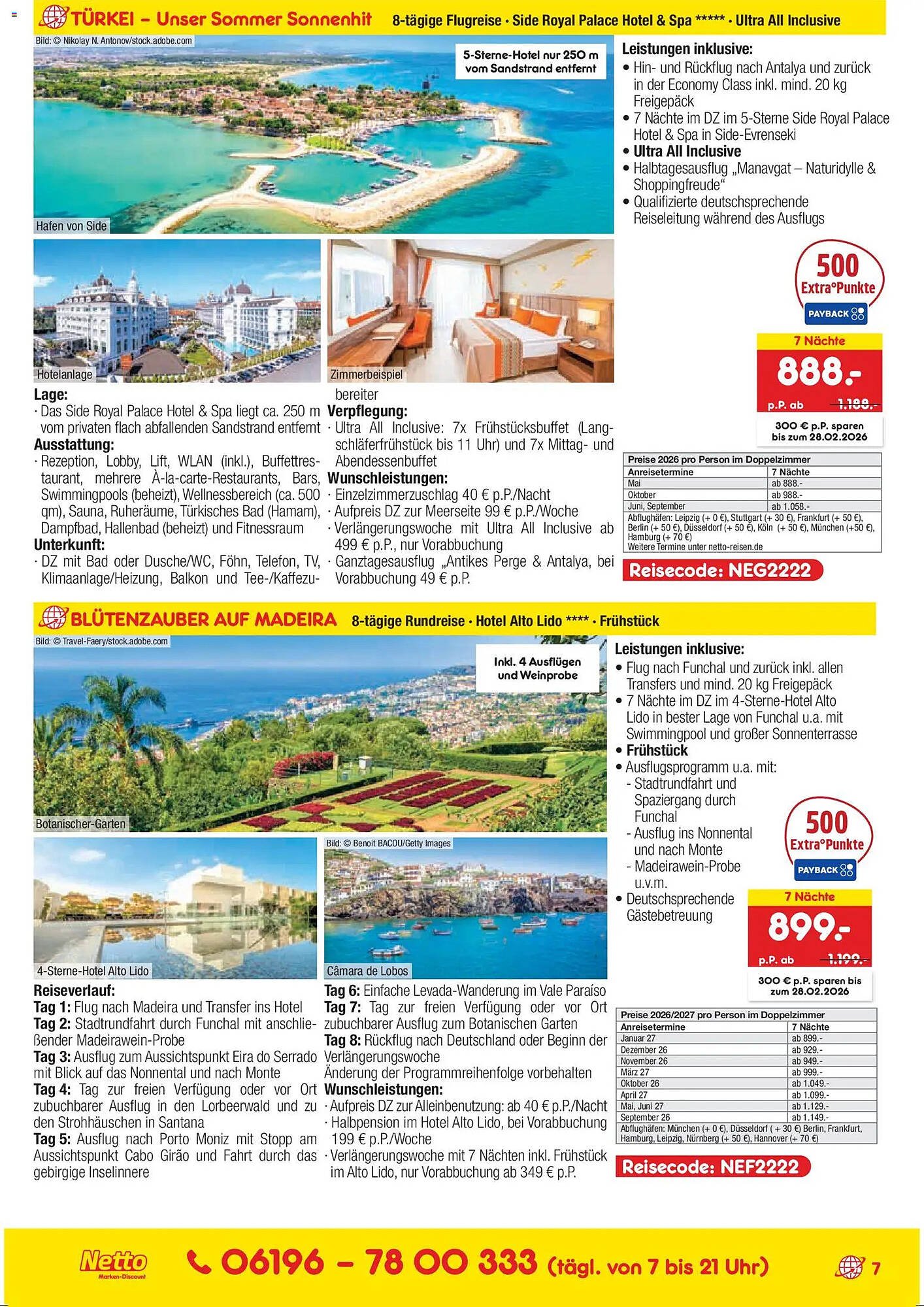 Netto Reisen Prospekt (2026-01-15 - 2026-02-14)