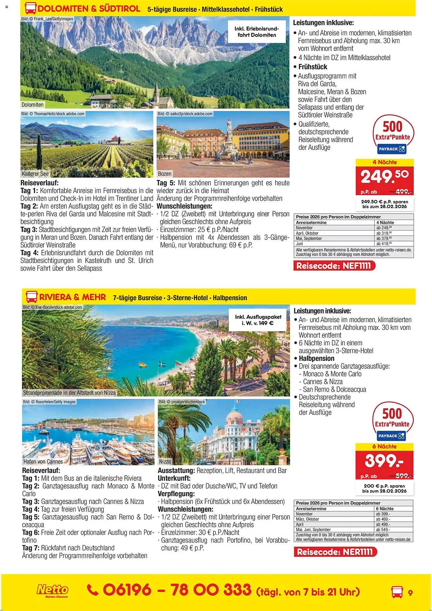 Netto Reisen Prospekt (2026-01-15 - 2026-02-14)