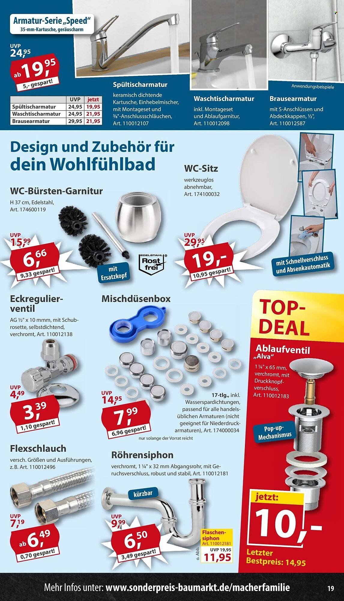 Sonderpreis Baumarkt Prospekt