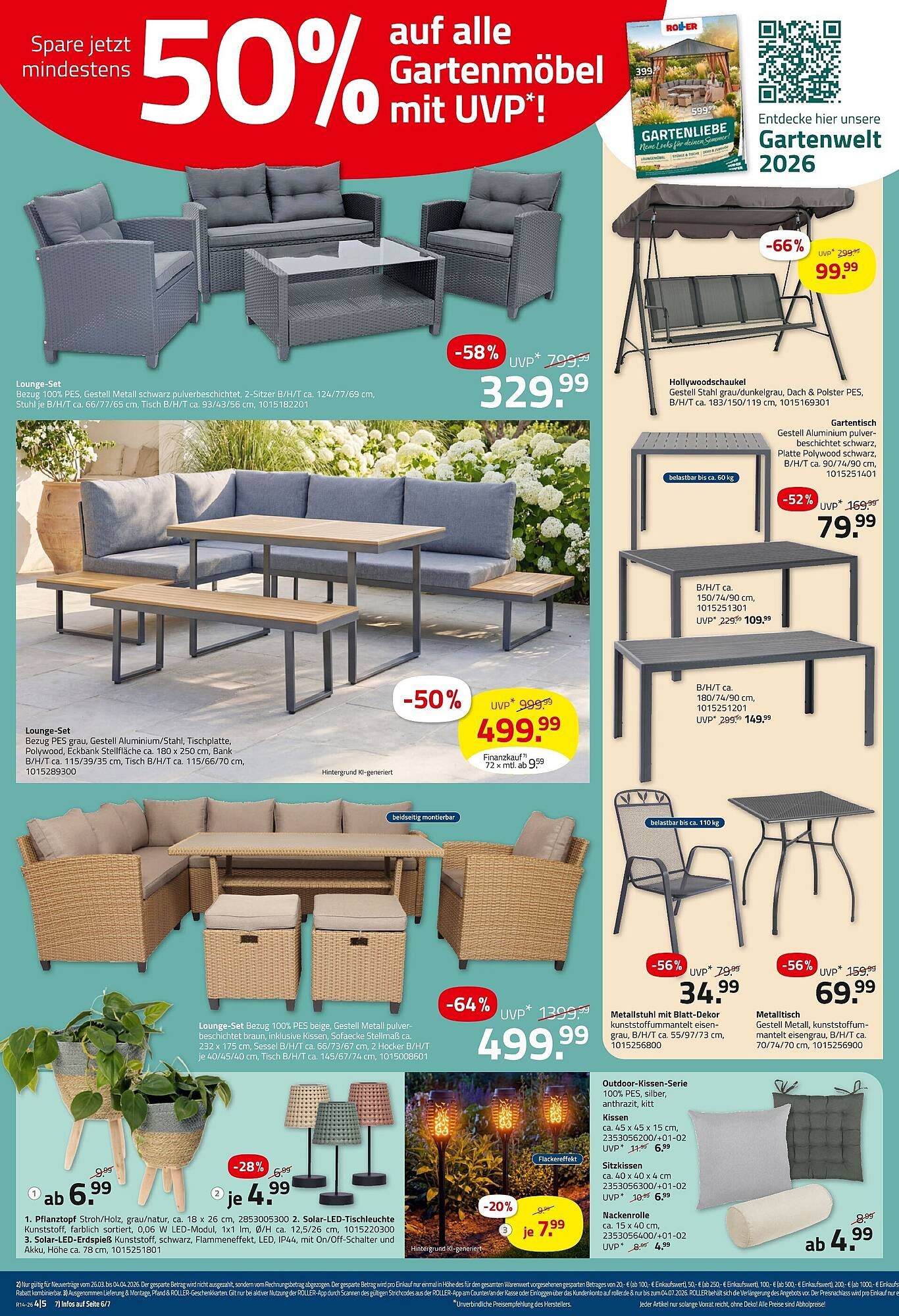 ROLLER Prospekt (2026-03-29 - 2026-04-11)