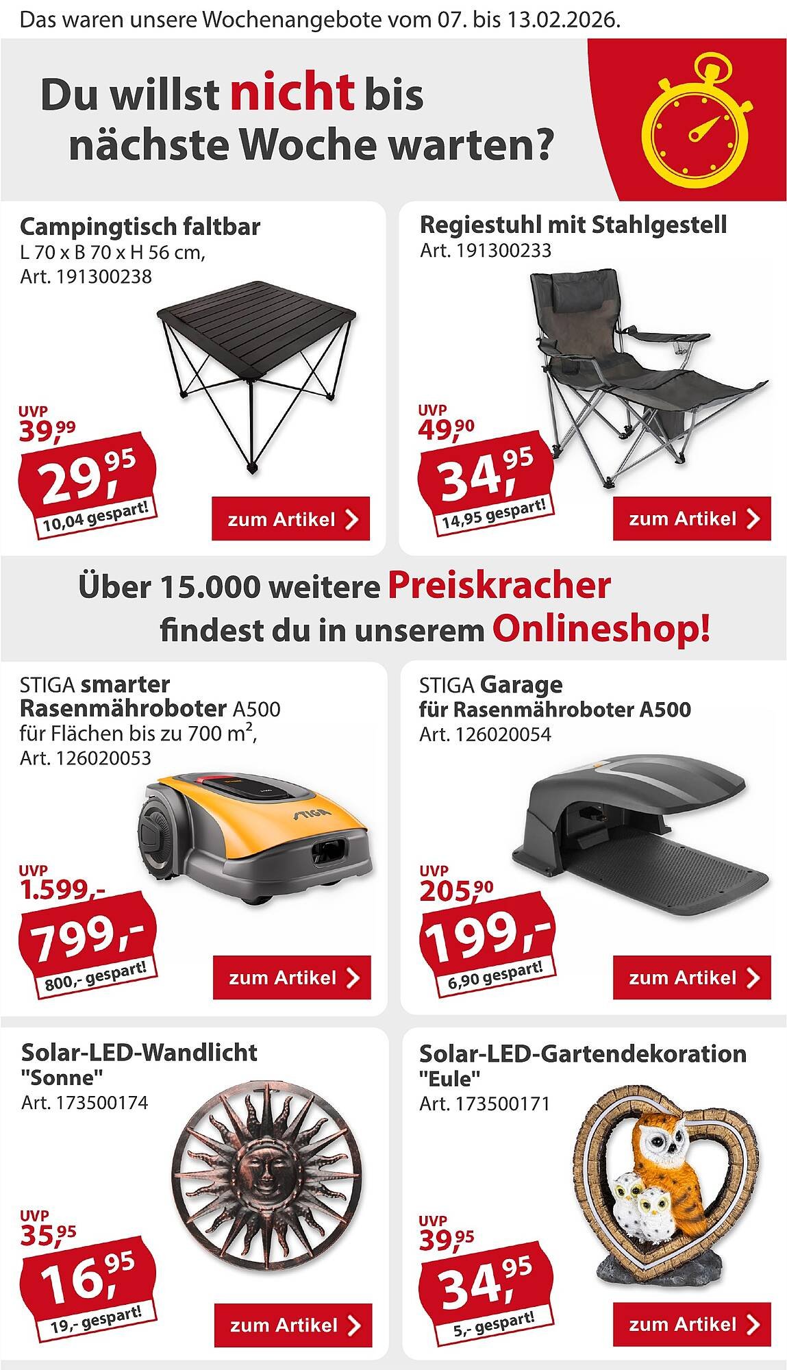 Sonderpreis Baumarkt Prospekt (2026-02-07 - 2026-02-13)