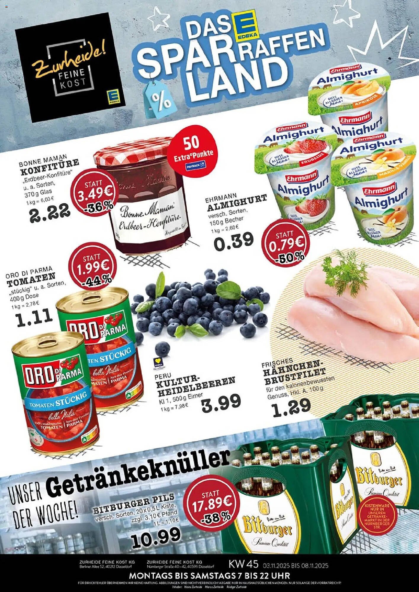 Edeka Zurheide Prospekt (2025-11-03 - 2025-11-08)