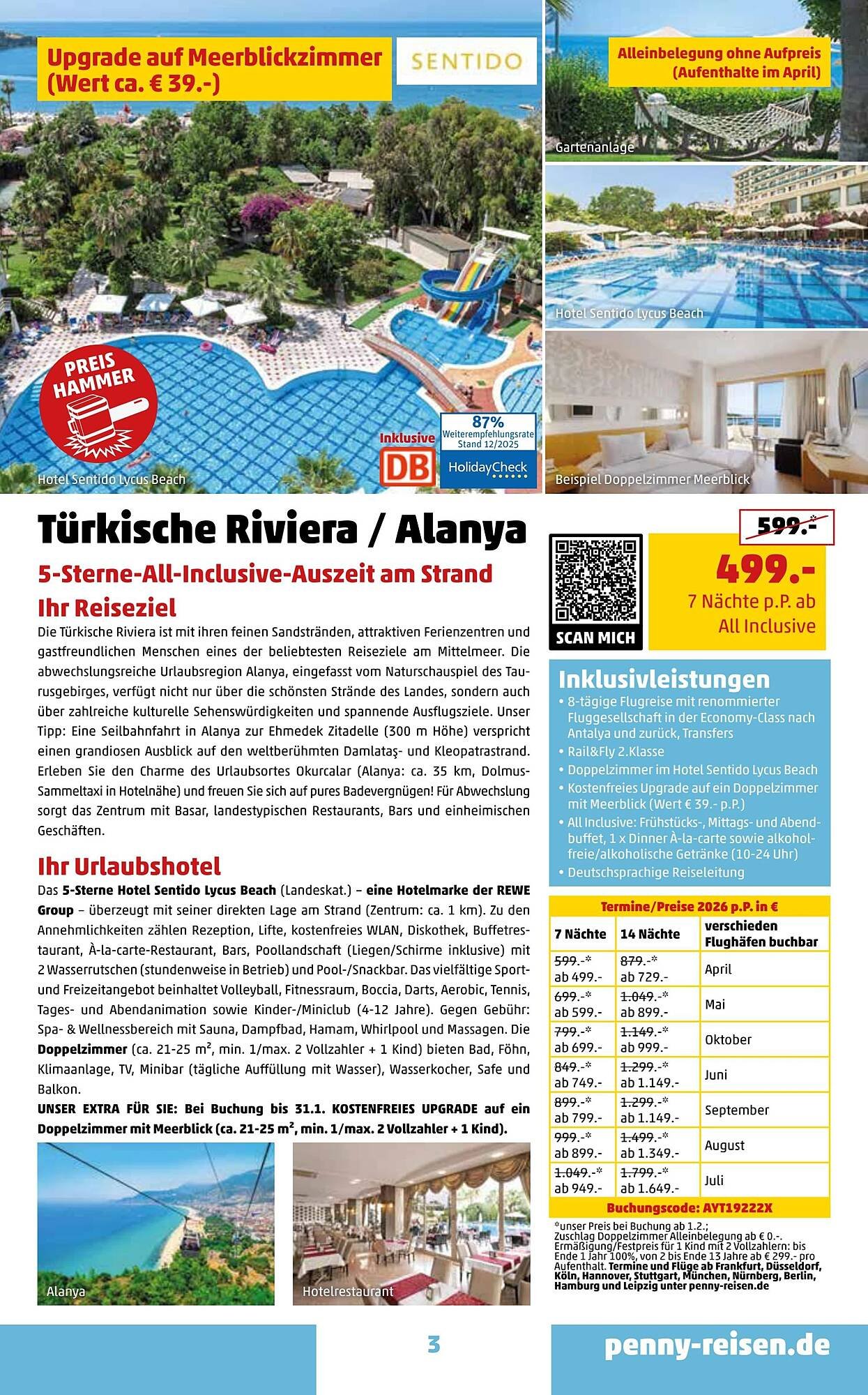 Penny Reisen Prospekt (2026-01-01 - 2026-01-31)