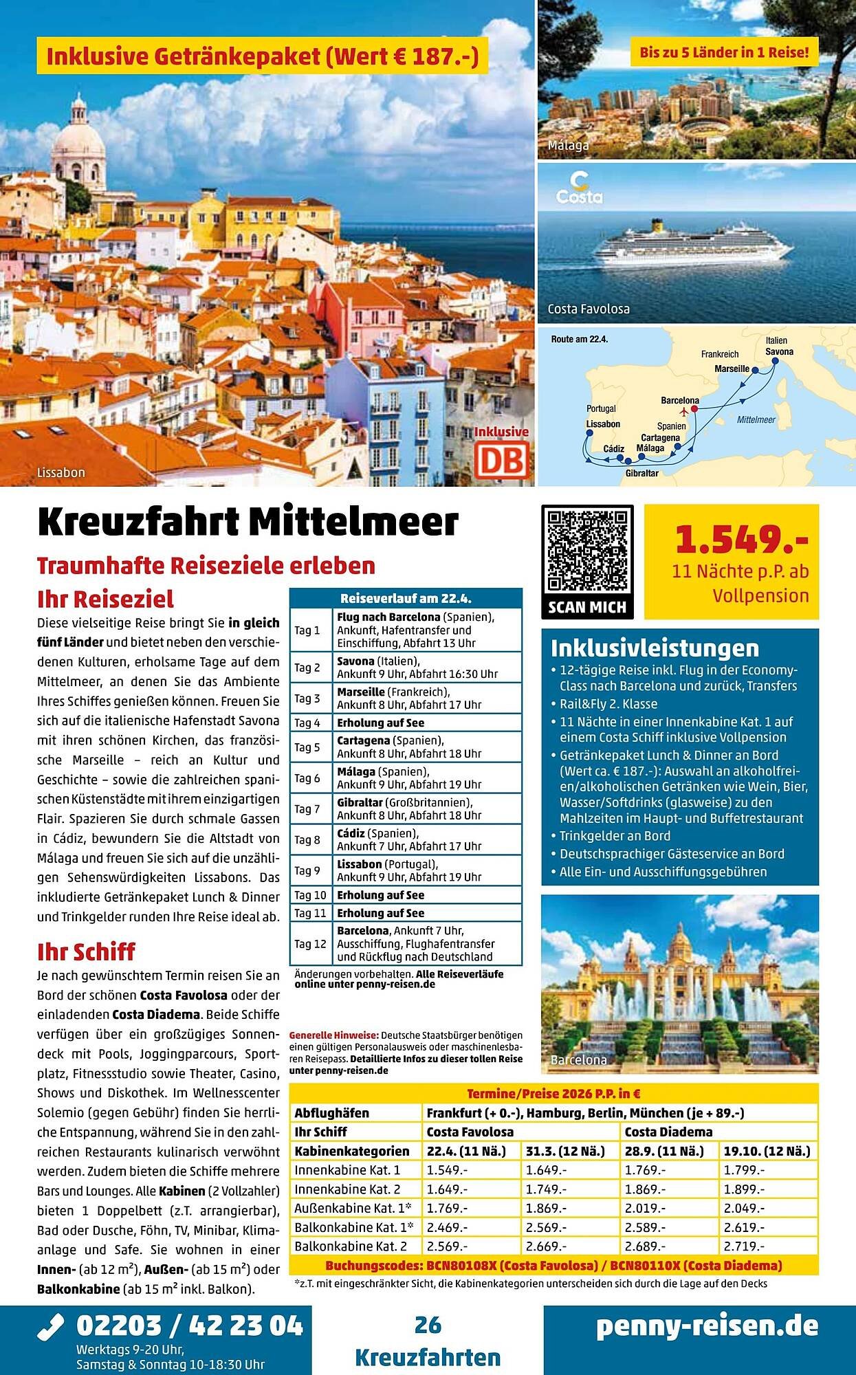 Penny Reisen Prospekt (2026-01-01 - 2026-01-31)