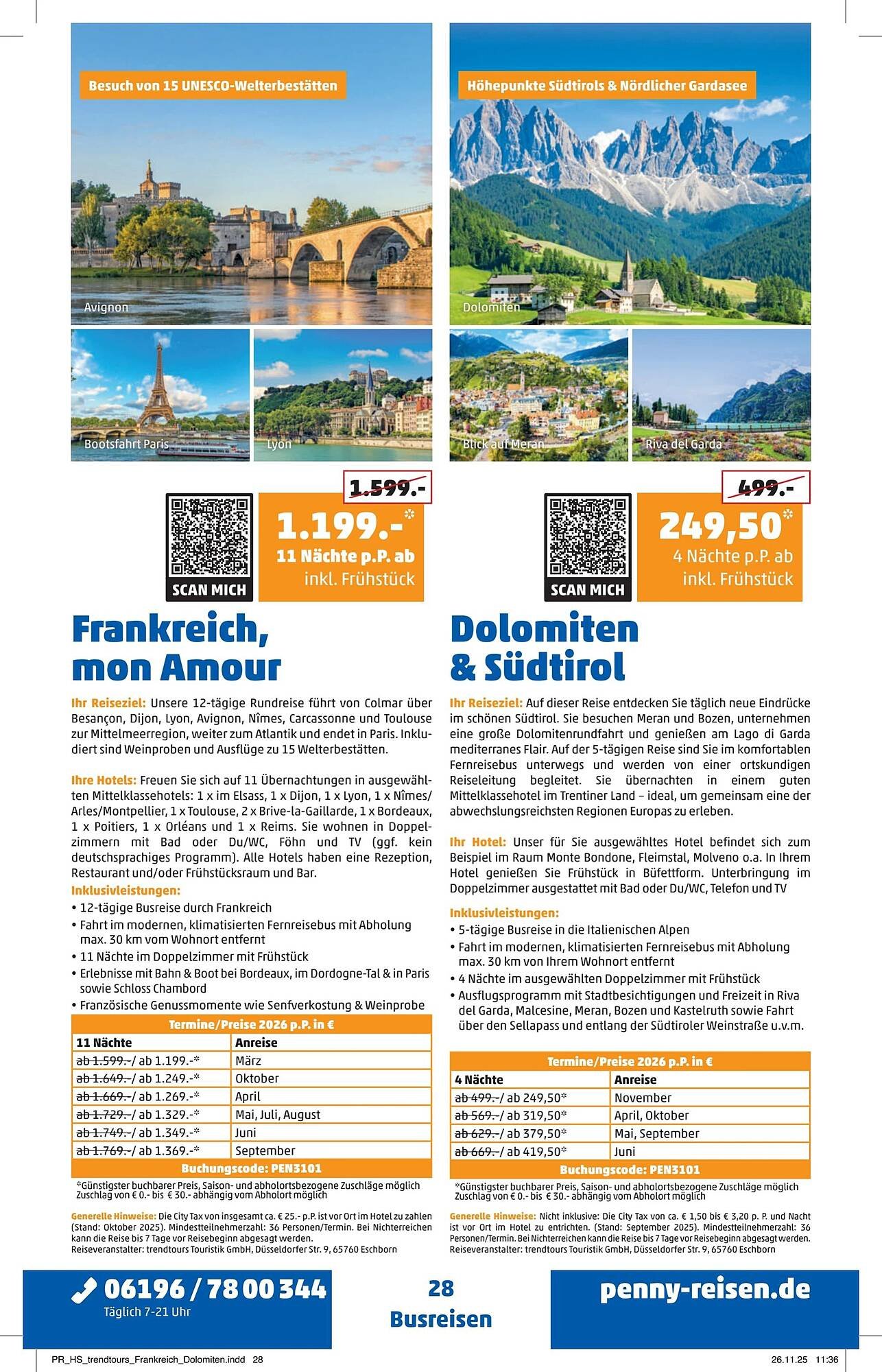 Penny Reisen Prospekt (2026-01-01 - 2026-01-31)