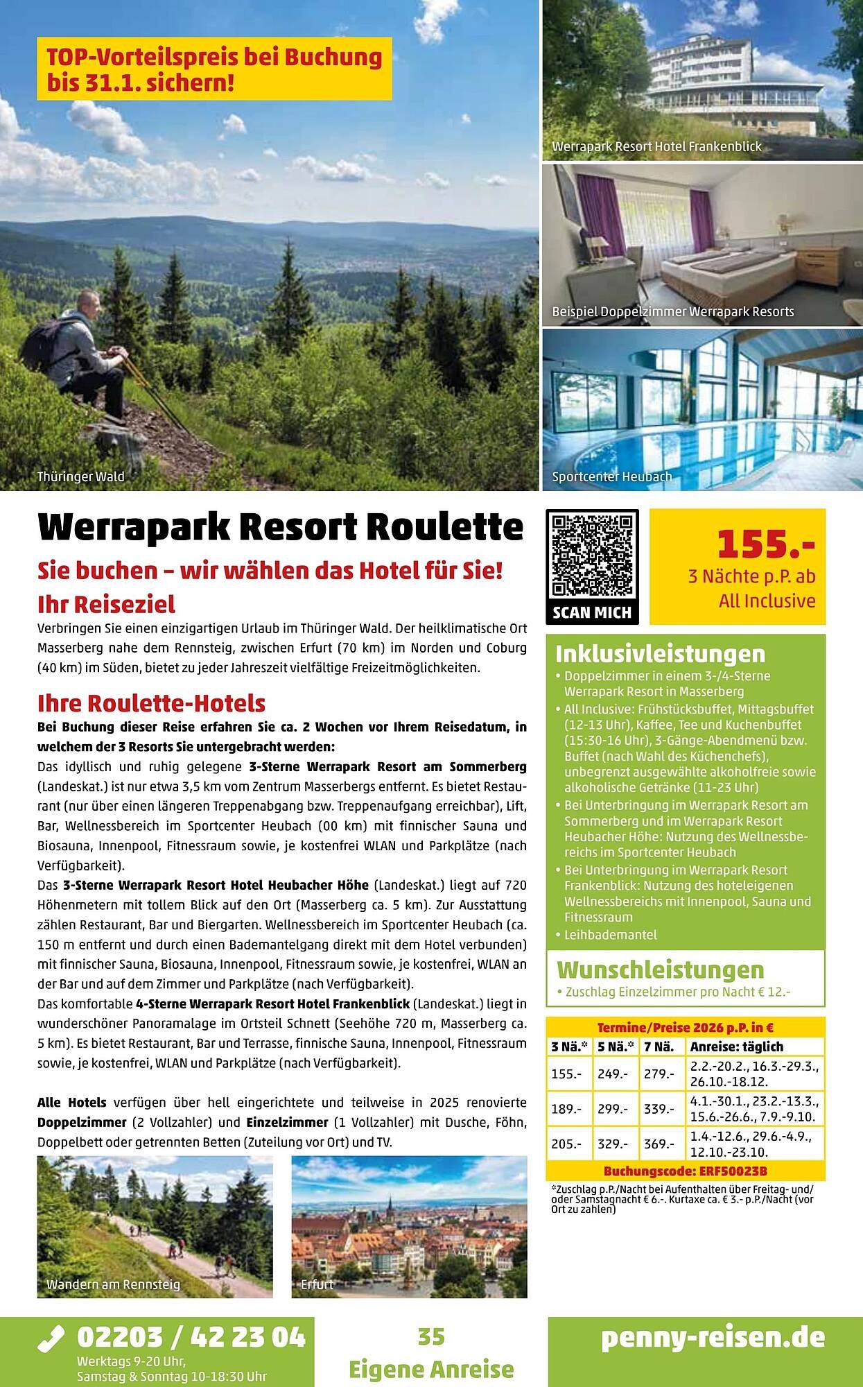 Penny Reisen Prospekt (2026-01-01 - 2026-01-31)