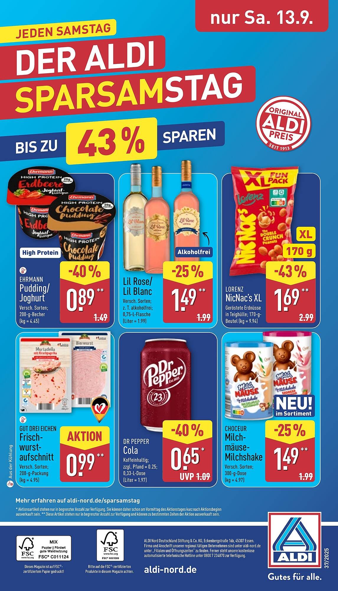 Aldi Nord Prospekt (2025-09-08 - 2025-09-13) | 40