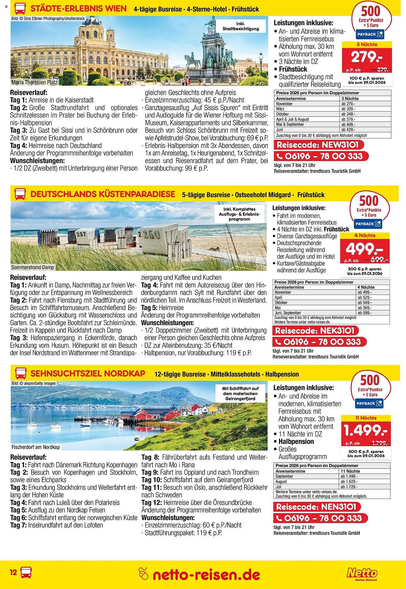 Netto Reisen Prospekt