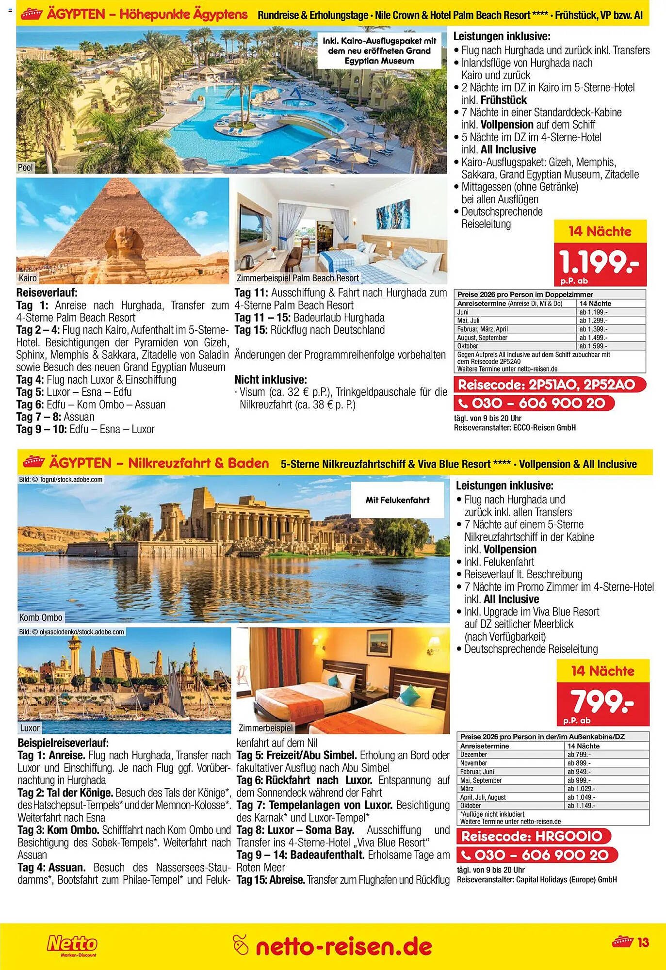 Netto Reisen Prospekt