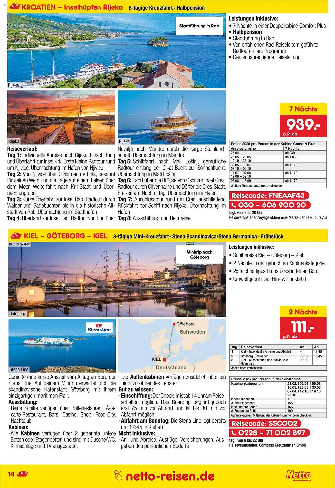 Netto Reisen Prospekt