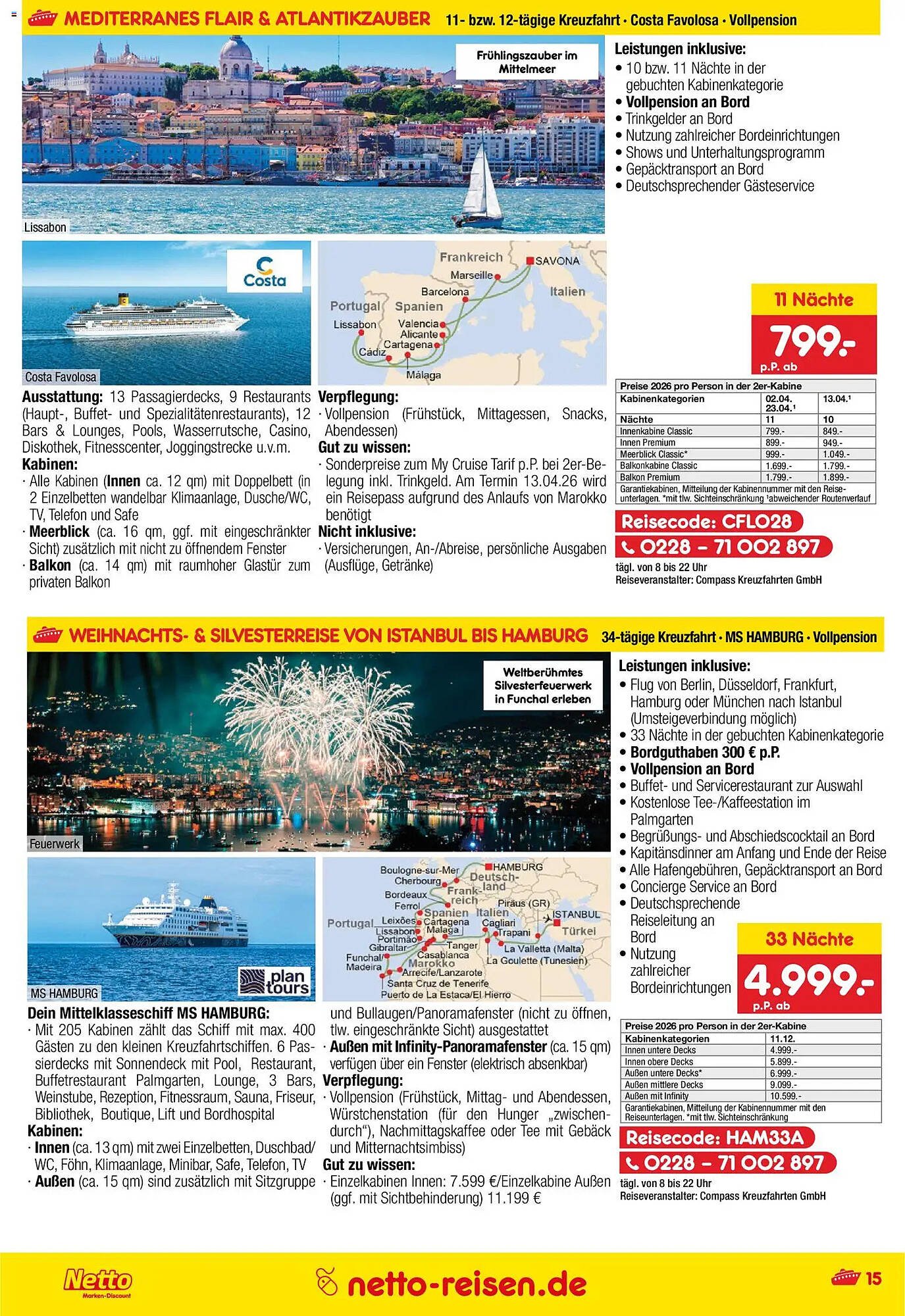 Netto Reisen Prospekt