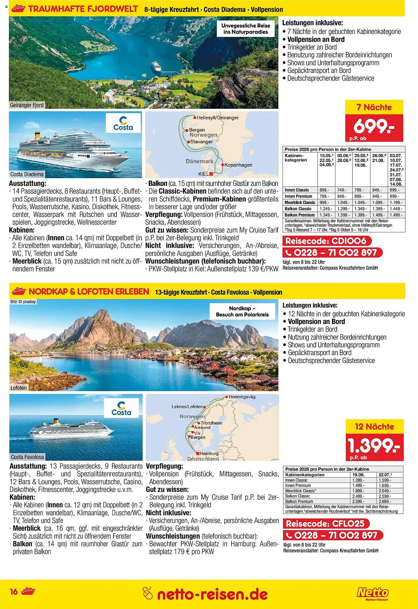 Netto Reisen Prospekt