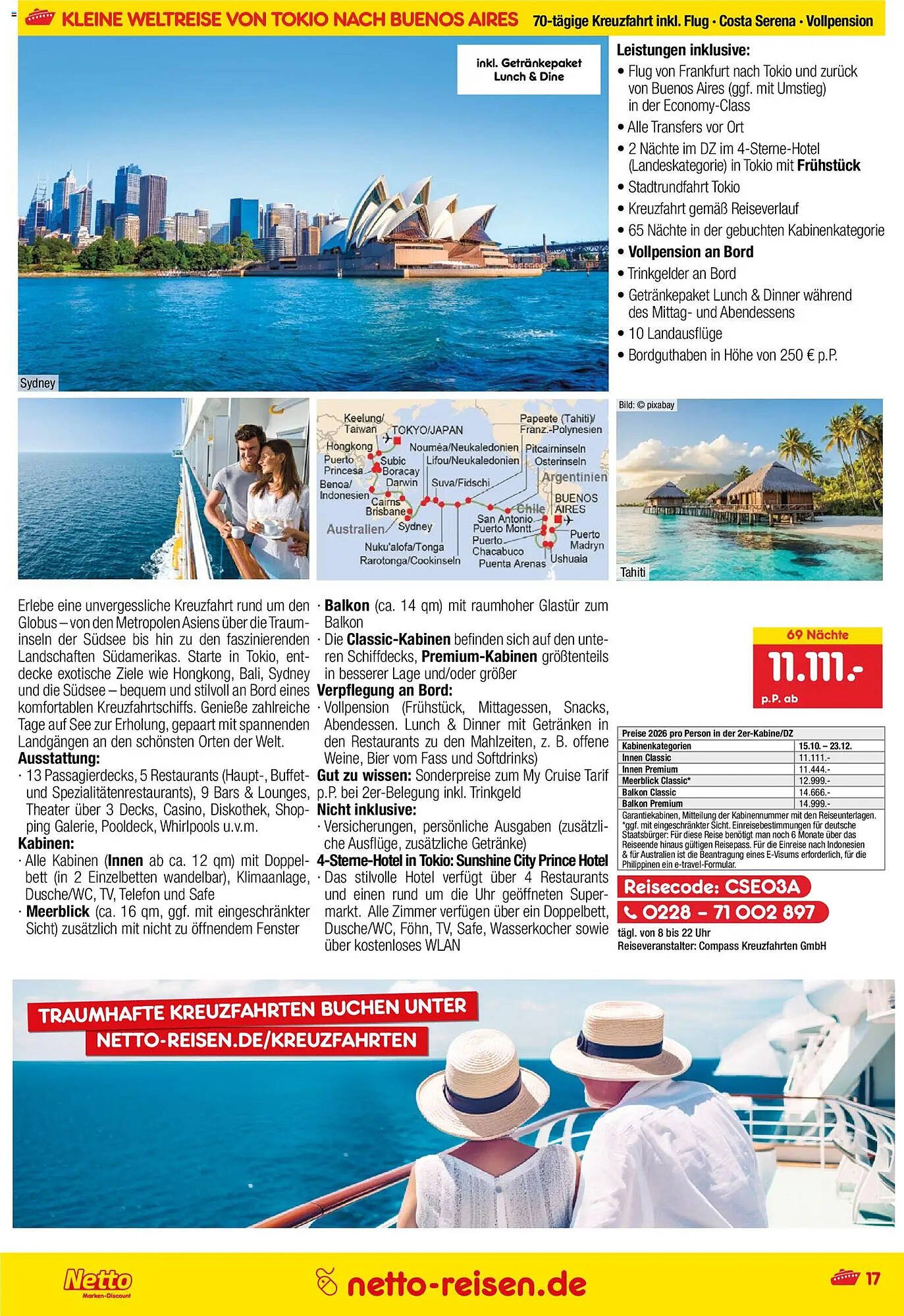 Netto Reisen Prospekt