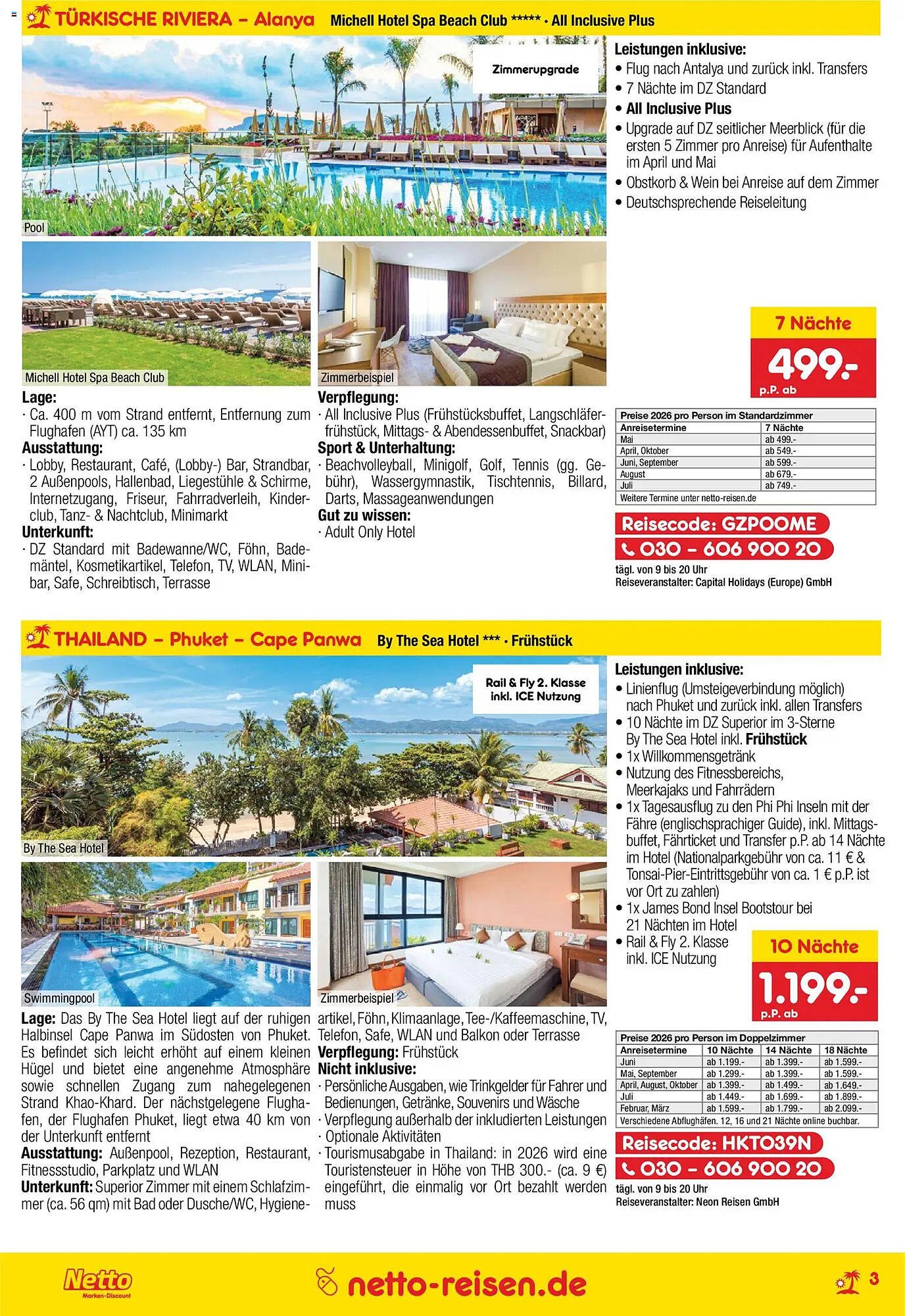 Netto Reisen Prospekt