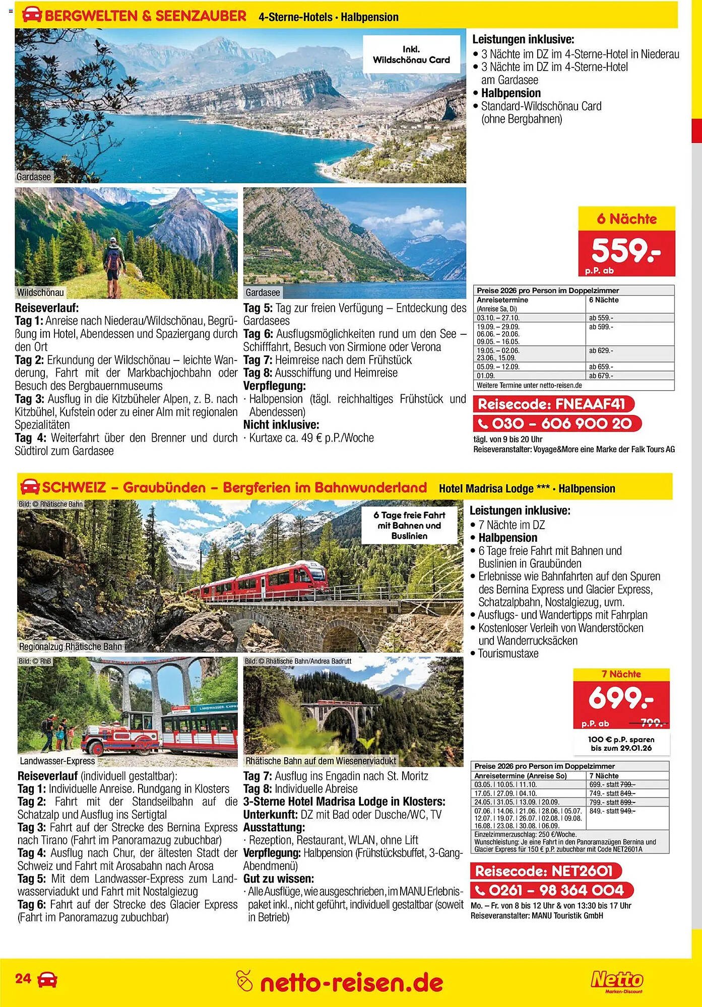 Netto Reisen Prospekt
