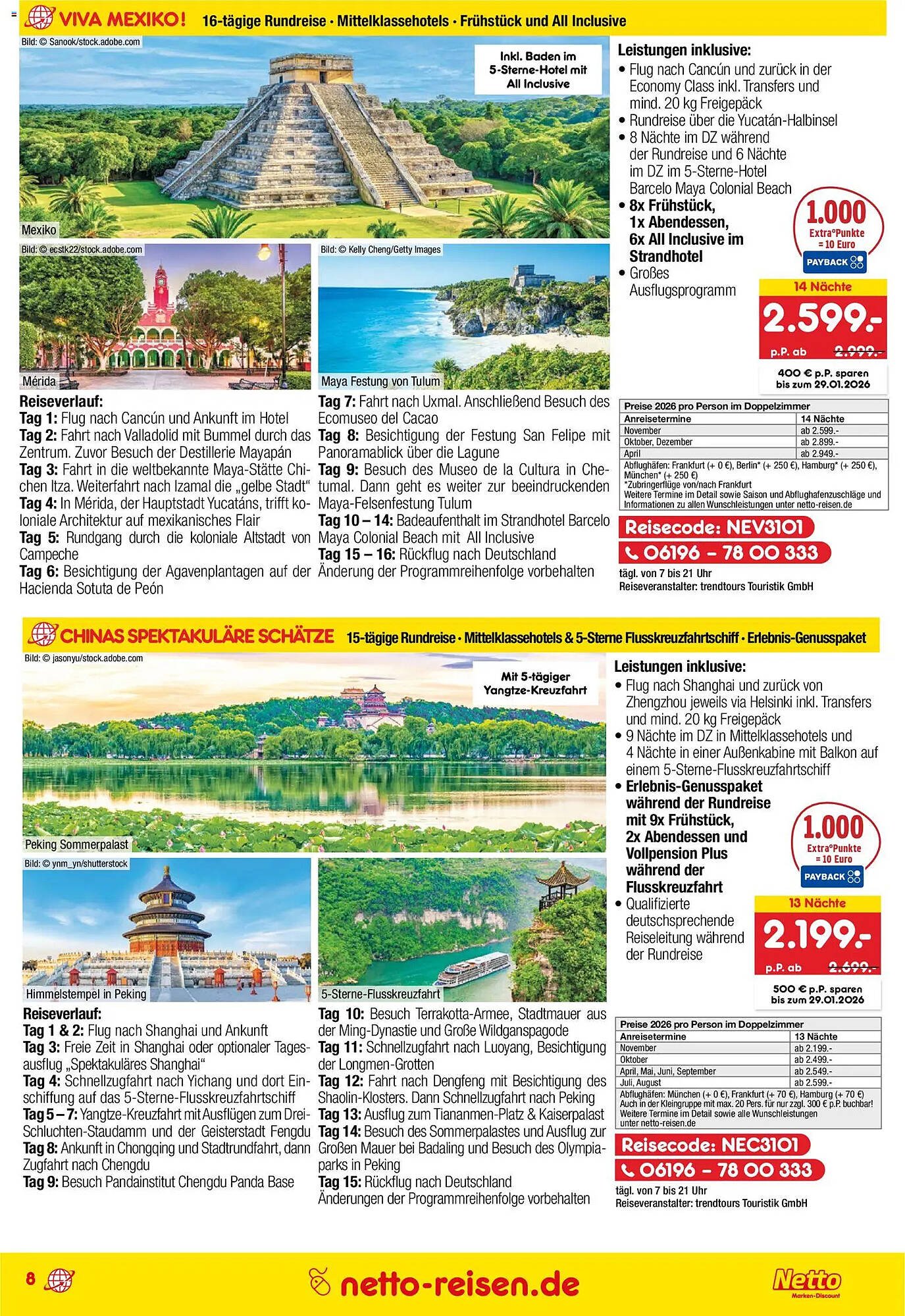 Netto Reisen Prospekt
