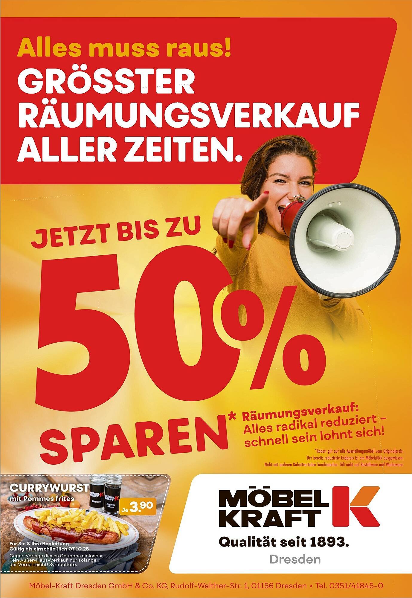 Möbel Kraft Prospekt (2025-10-01 - 2025-10-07) | 1