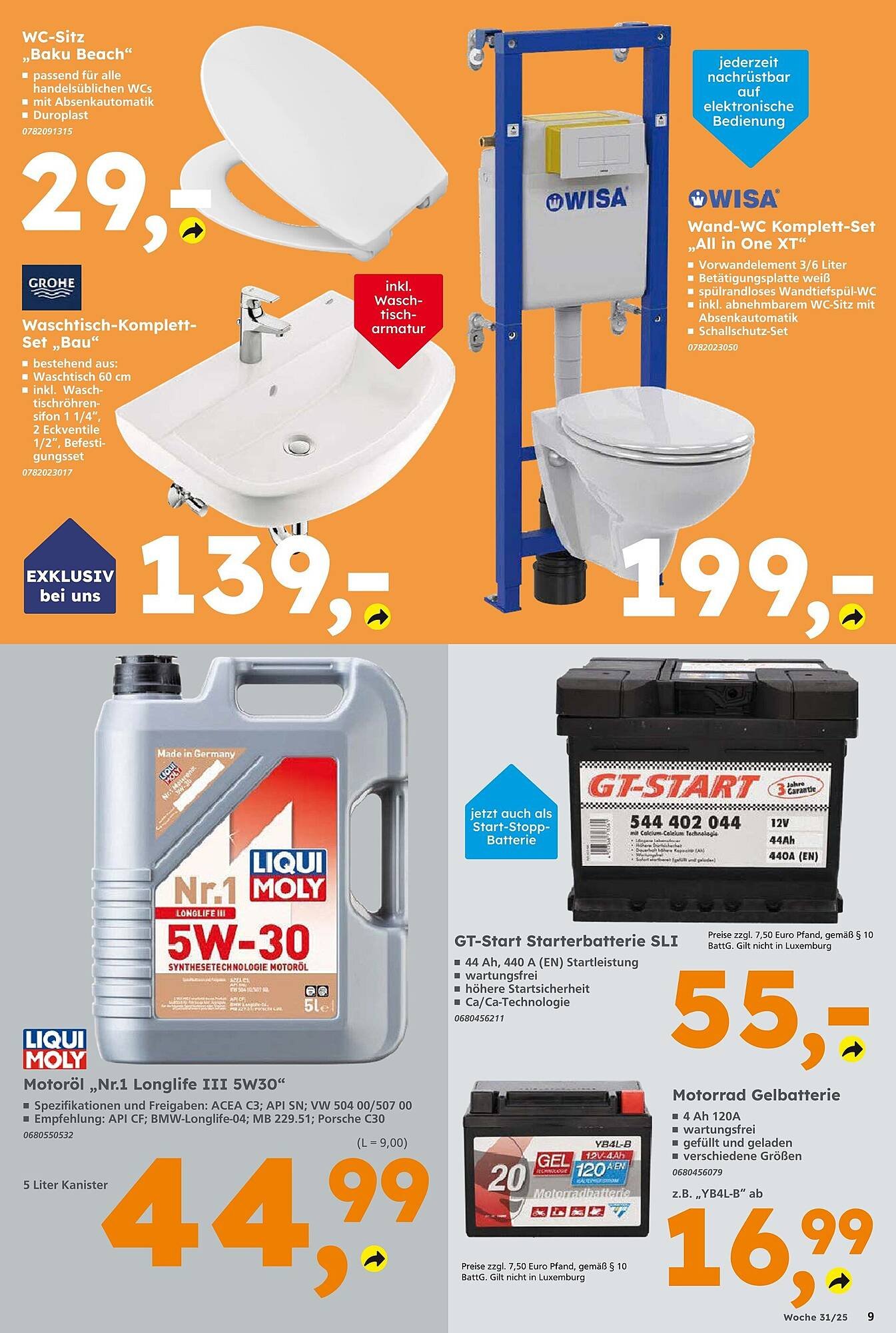 Globus Baumarkt Prospekt (2025-07-27 - 2025-08-02) | 9