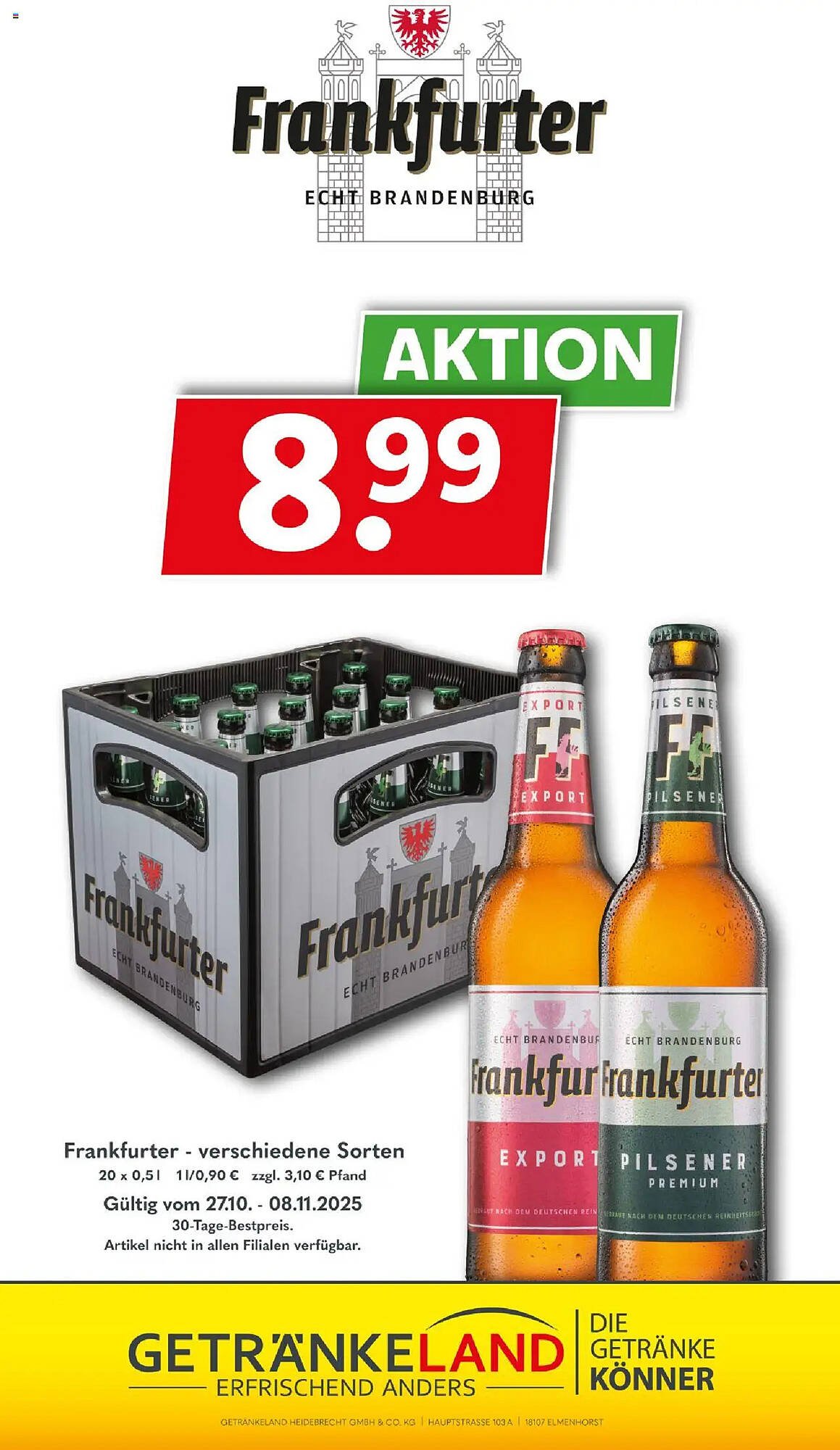 Getränkeland Prospekt (2025-10-27 - 2025-11-08) | 8