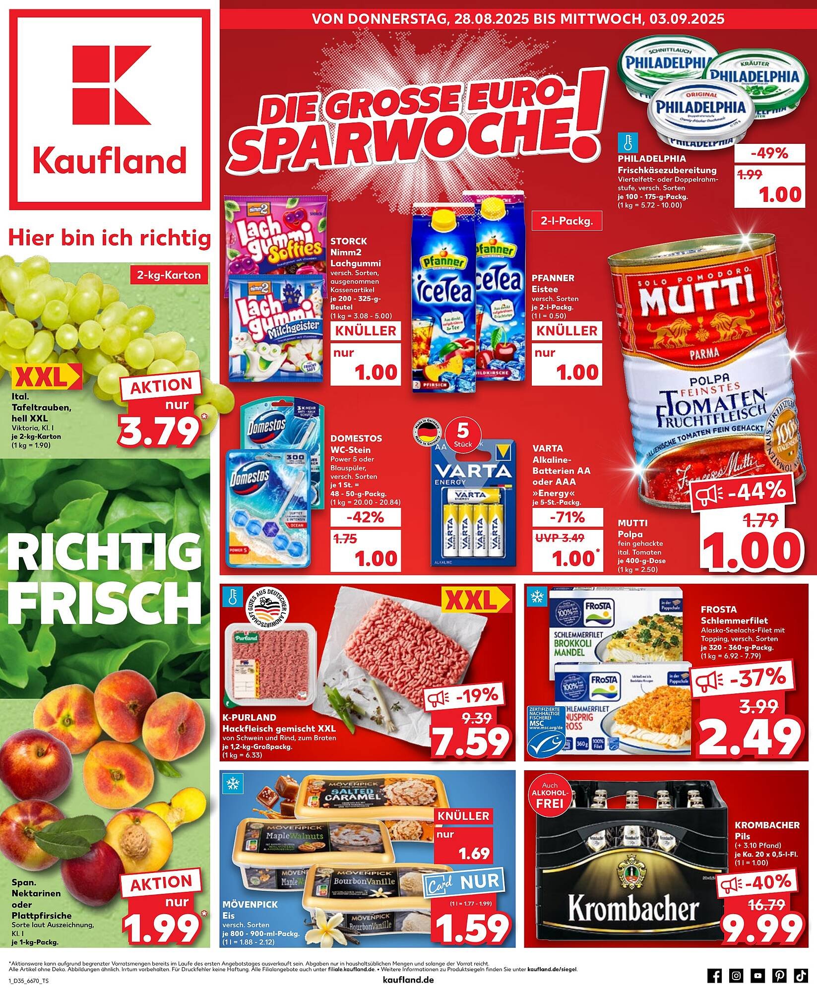 Kaufland Prospekt (2025-08-28 - 2025-09-03) | 1