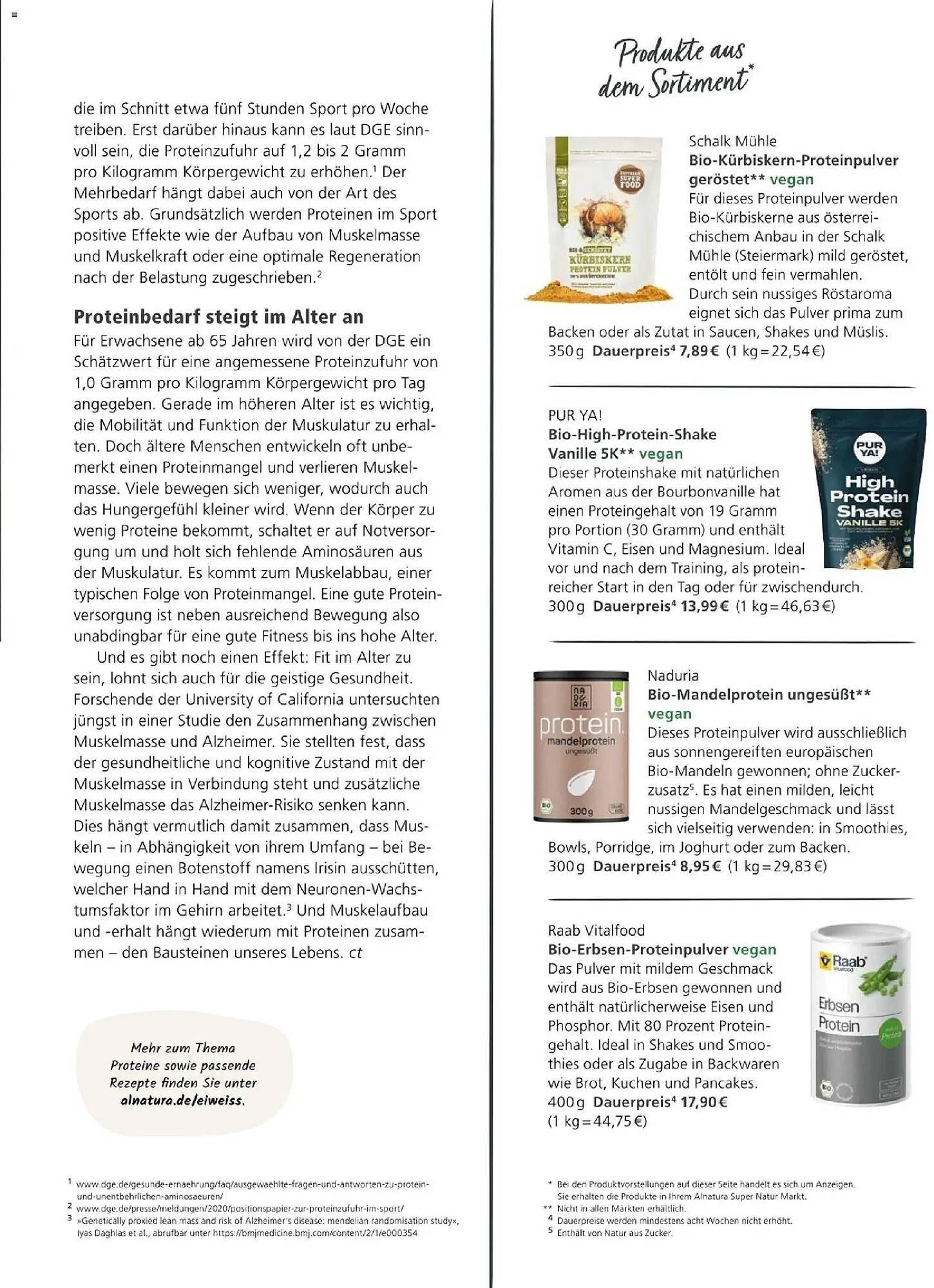 Alnatura Prospekt
