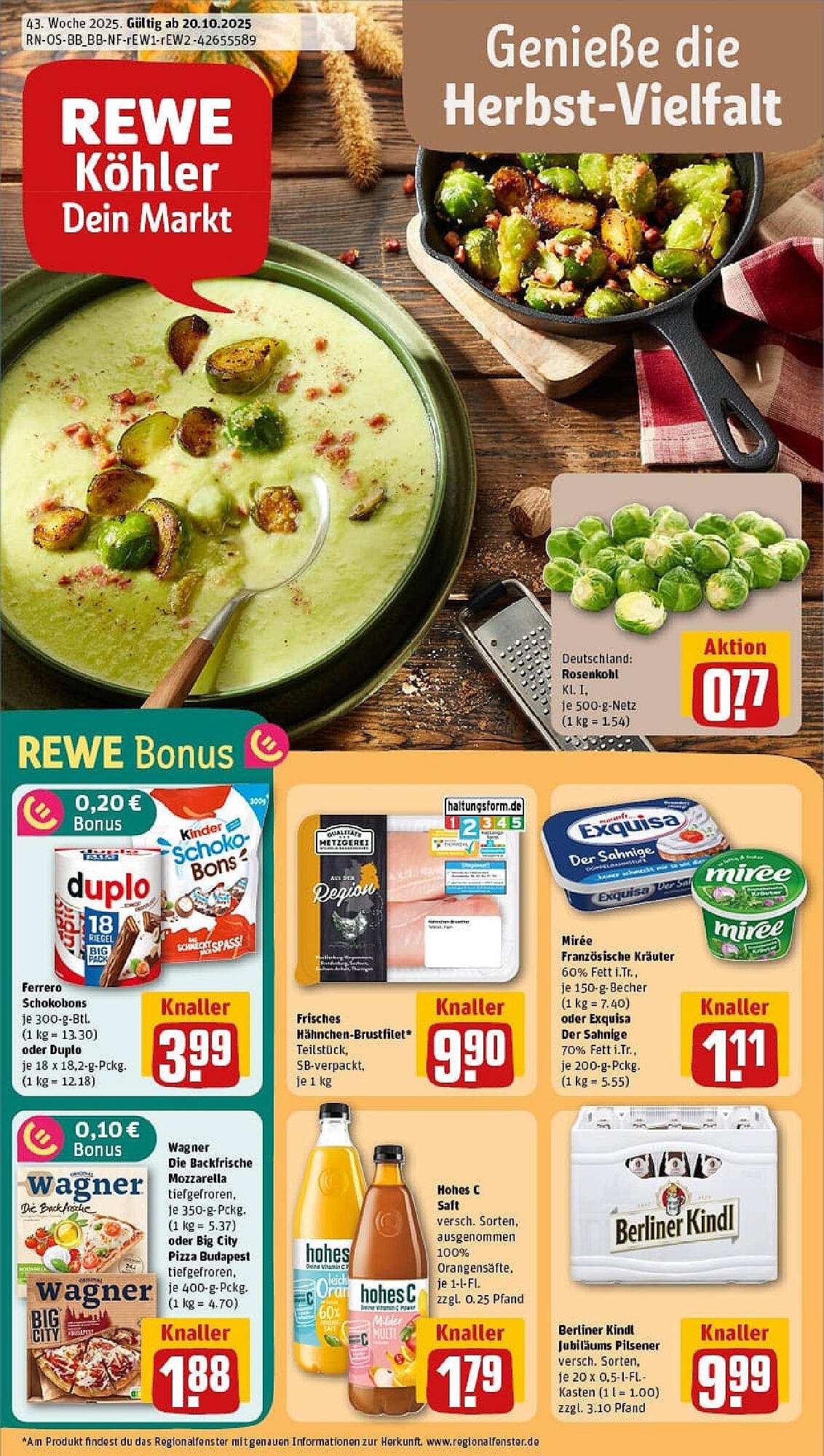 REWE Prospekt (2025-10-19 - 2025-10-26) | 1