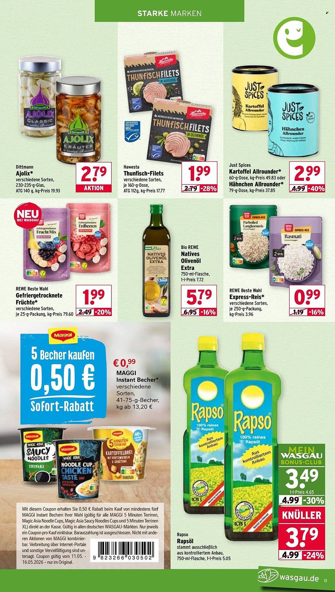 Wasgau Prospekt (2026-05-11 - 2026-05-16)