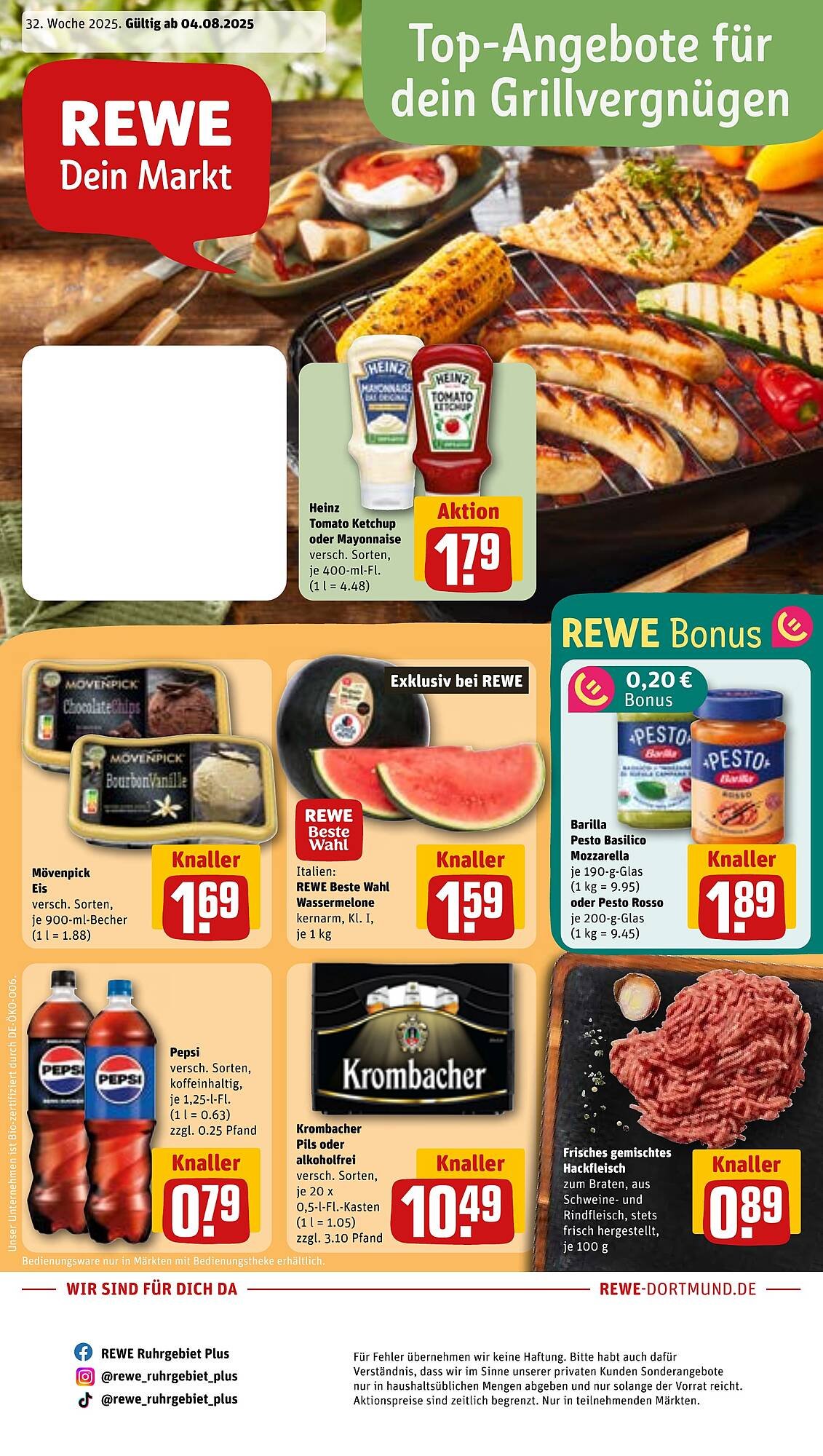 REWE Prospekt (2025-08-04 - 2025-08-10) | 1