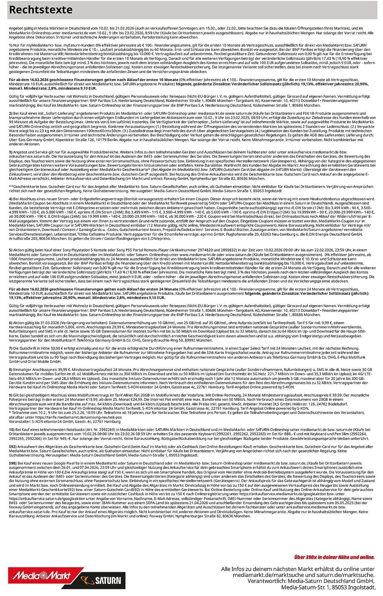 MediaMarkt Prospekt (2026-02-10 - 2026-02-23)