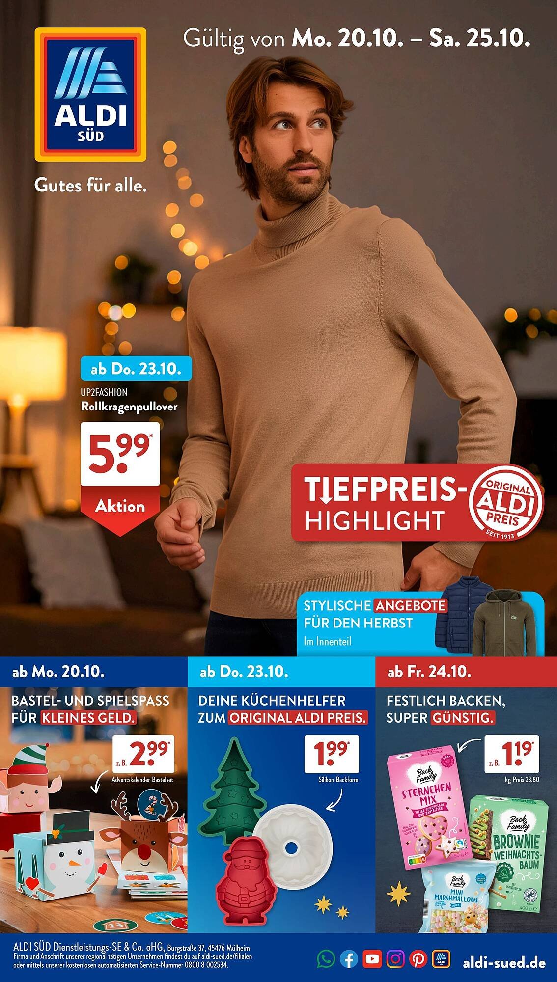 Aldi Süd Prospekt (2025-10-20 - 2025-10-26) | 1