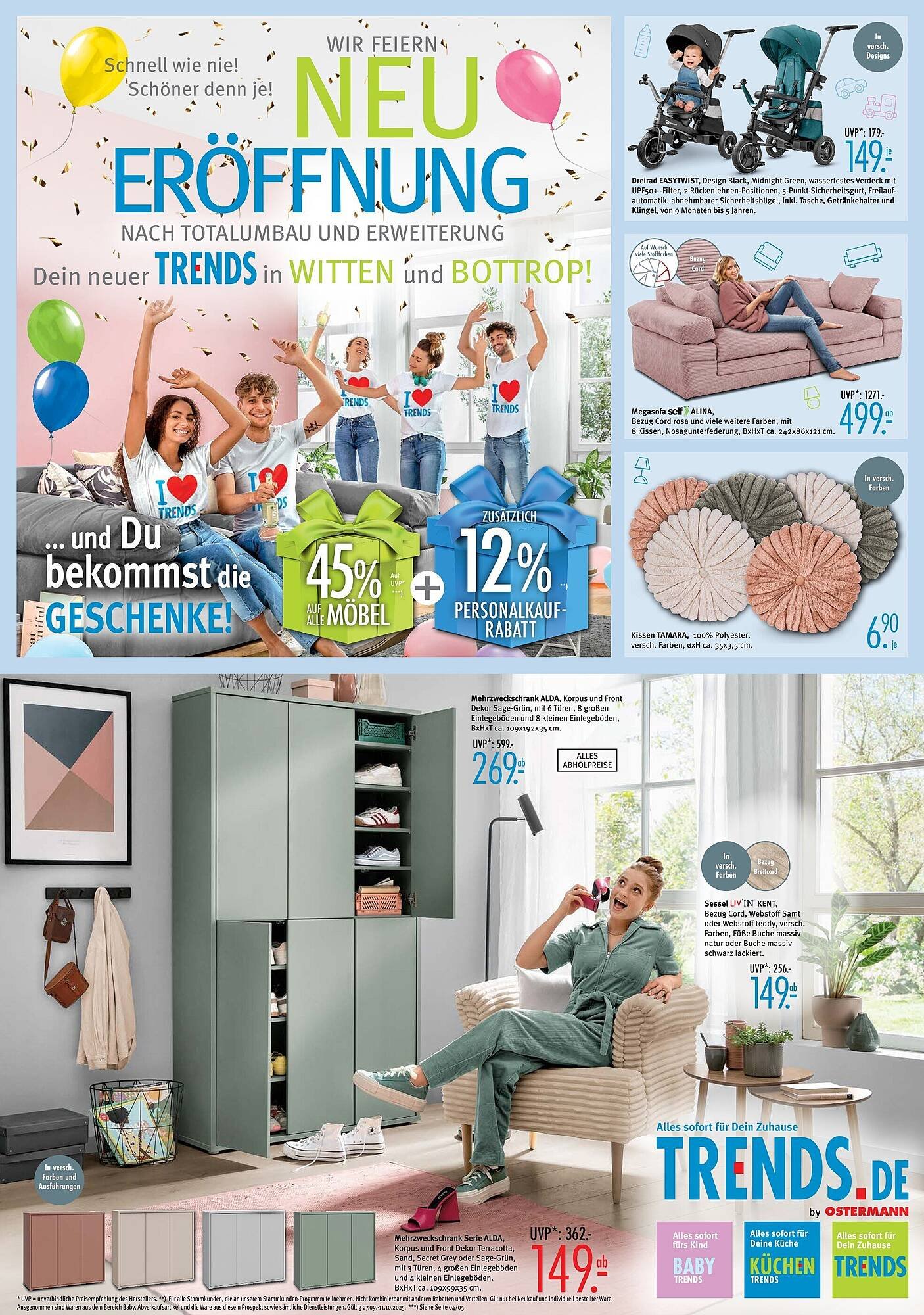 Trends Möbel Prospekt (2025-10-04 - 2025-10-10) | 1