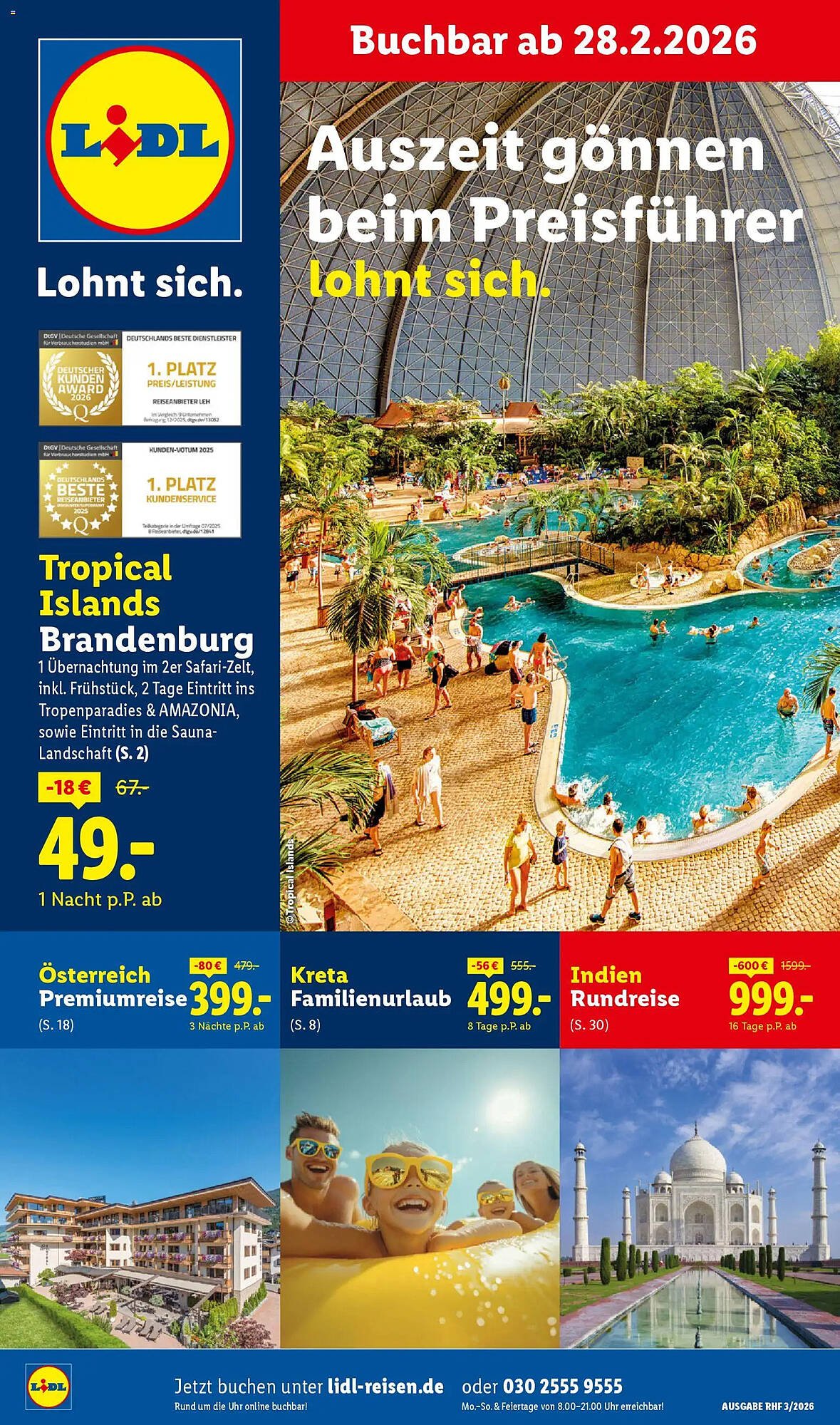 Lidl Reisen Prospekt