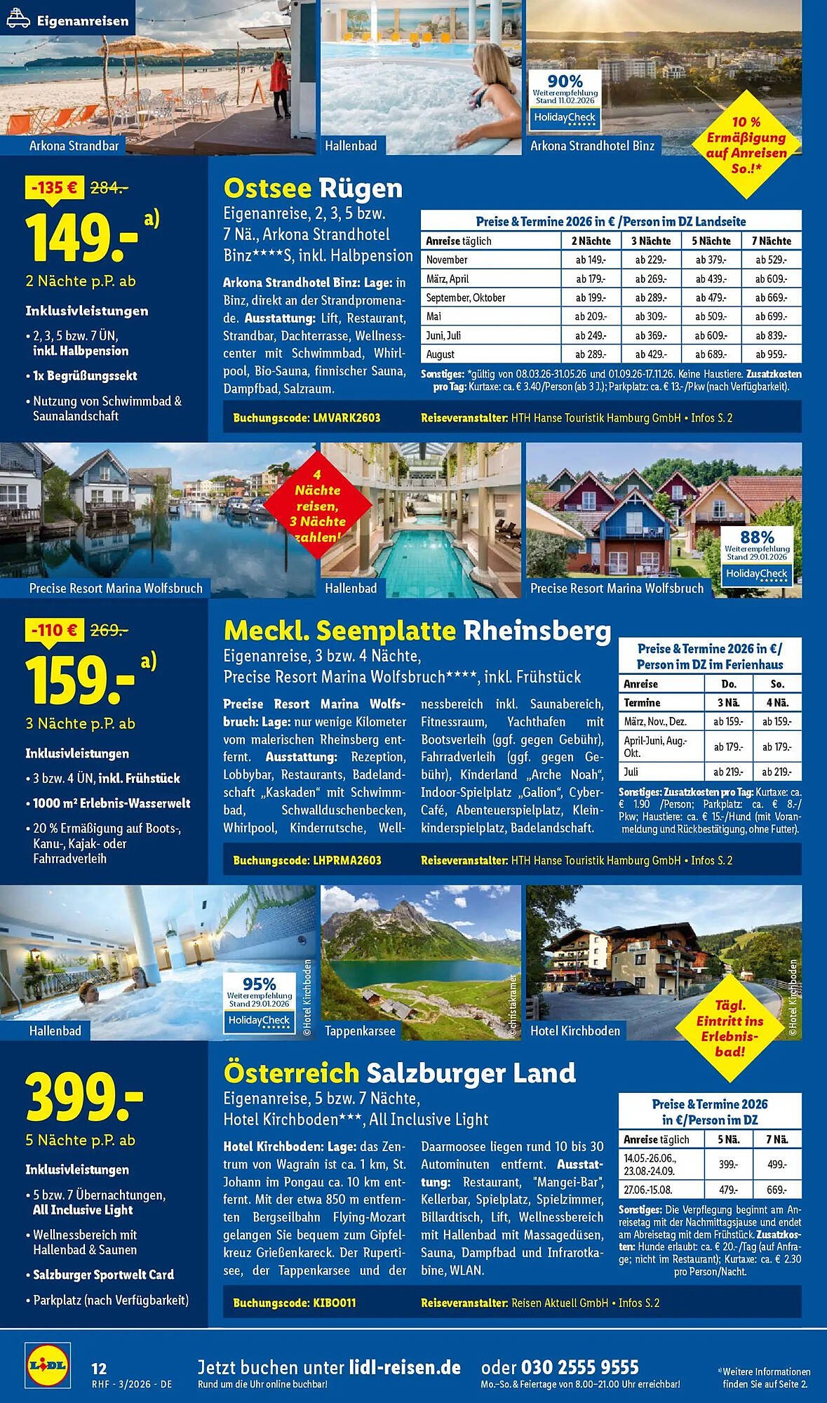 Lidl Reisen Prospekt