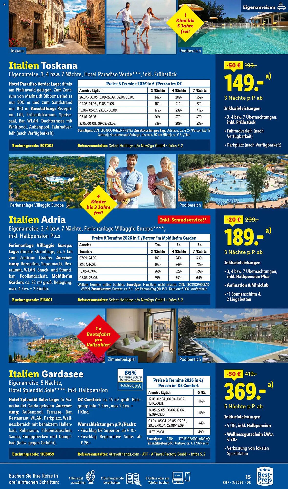 Lidl Reisen Prospekt