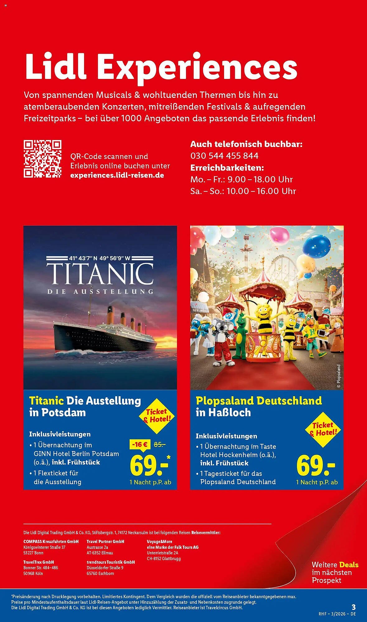 Lidl Reisen Prospekt