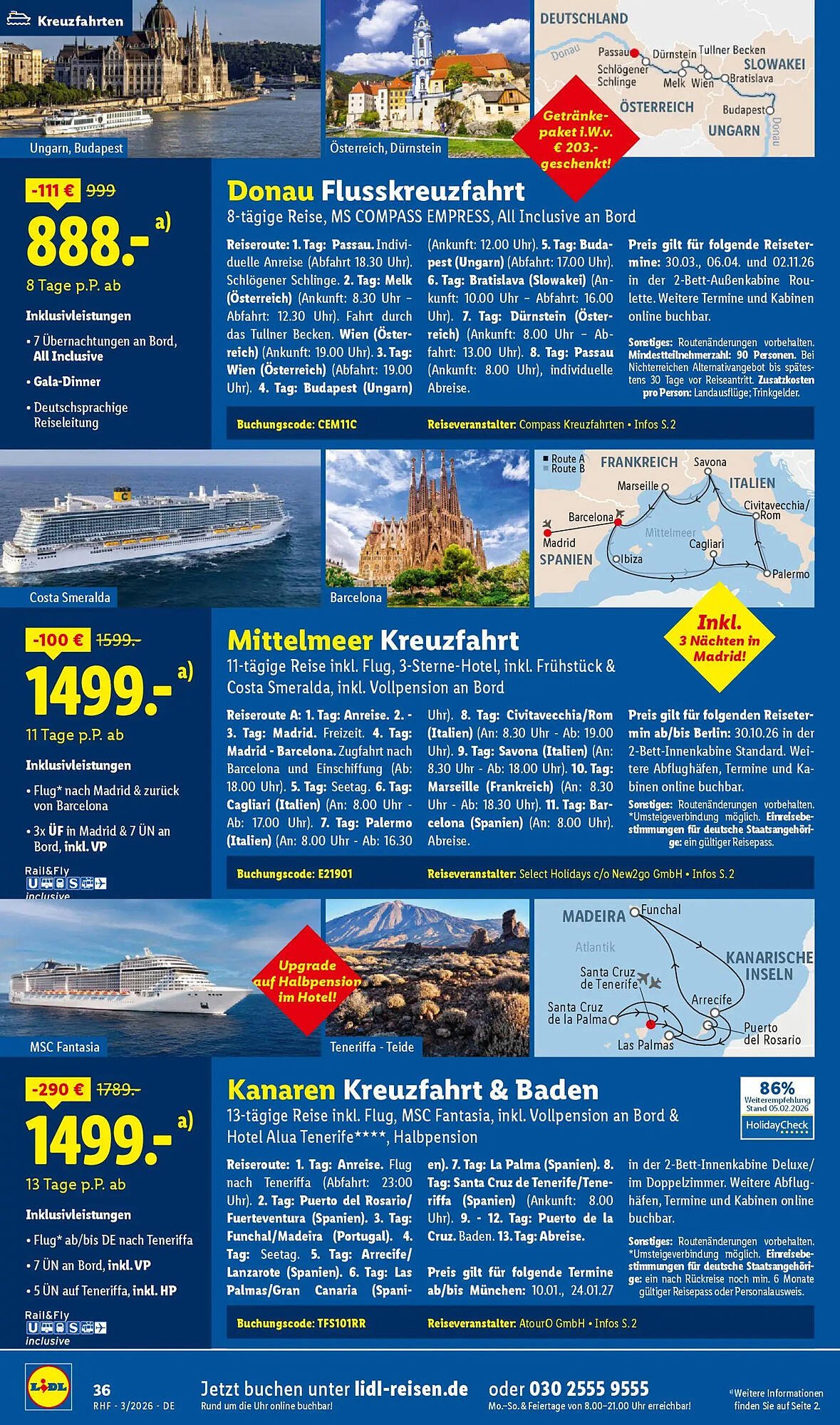 Lidl Reisen Prospekt