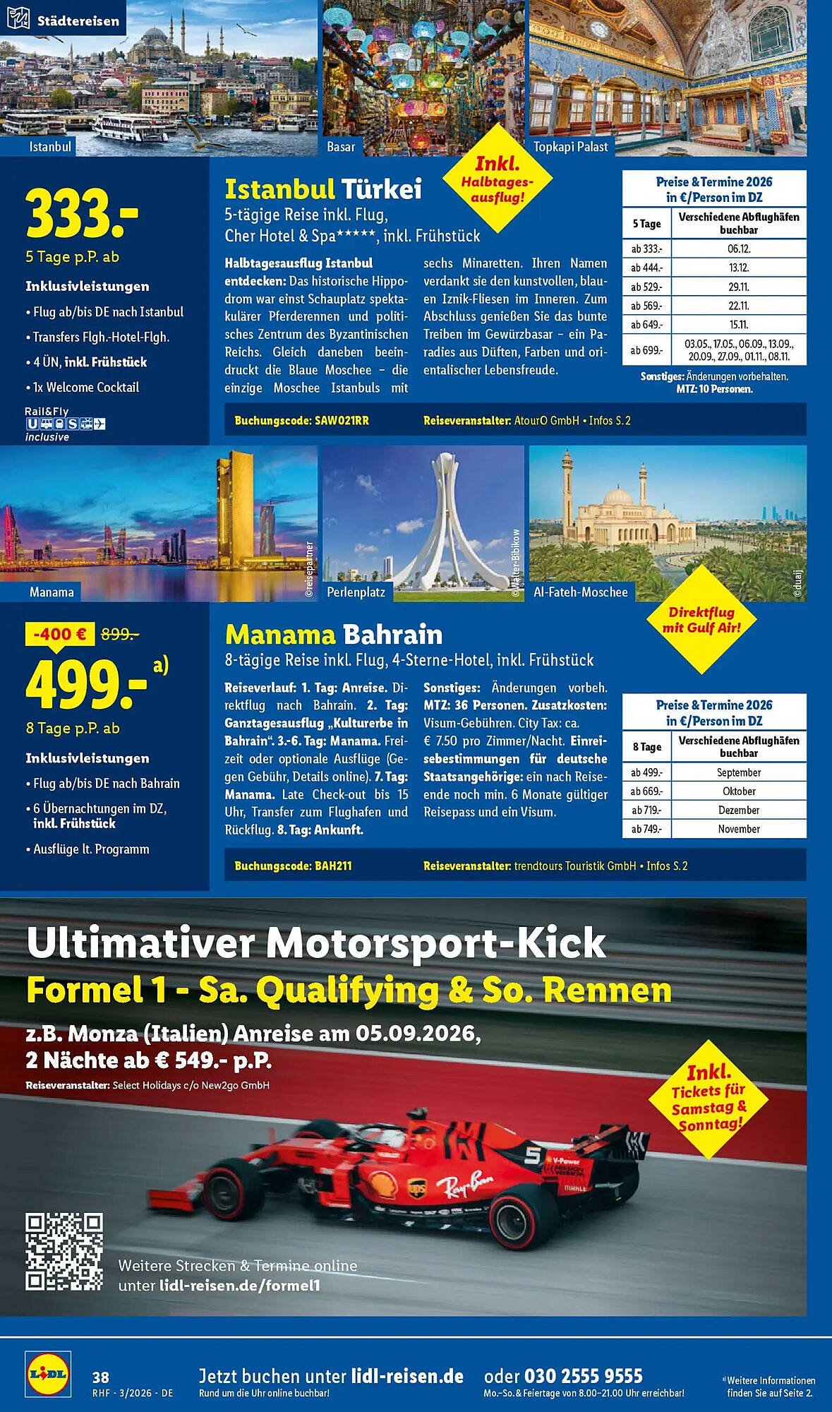 Lidl Reisen Prospekt