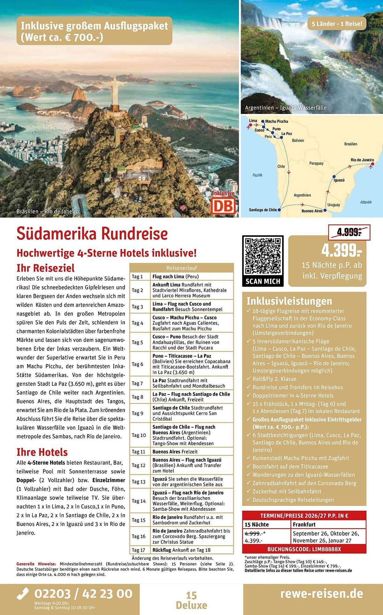 REWE Reisen Prospekt