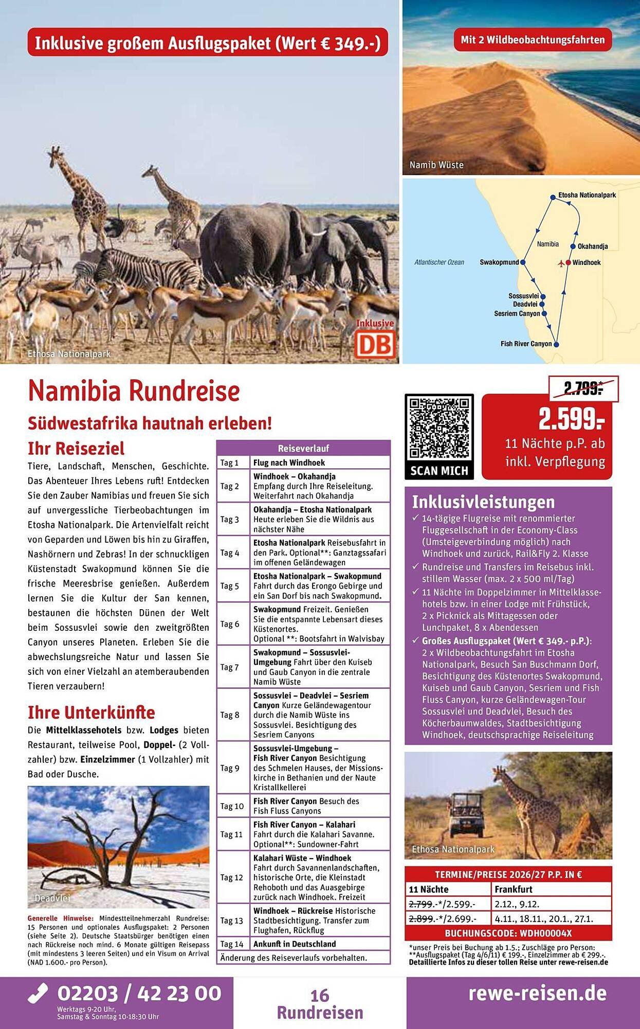 REWE Reisen Prospekt
