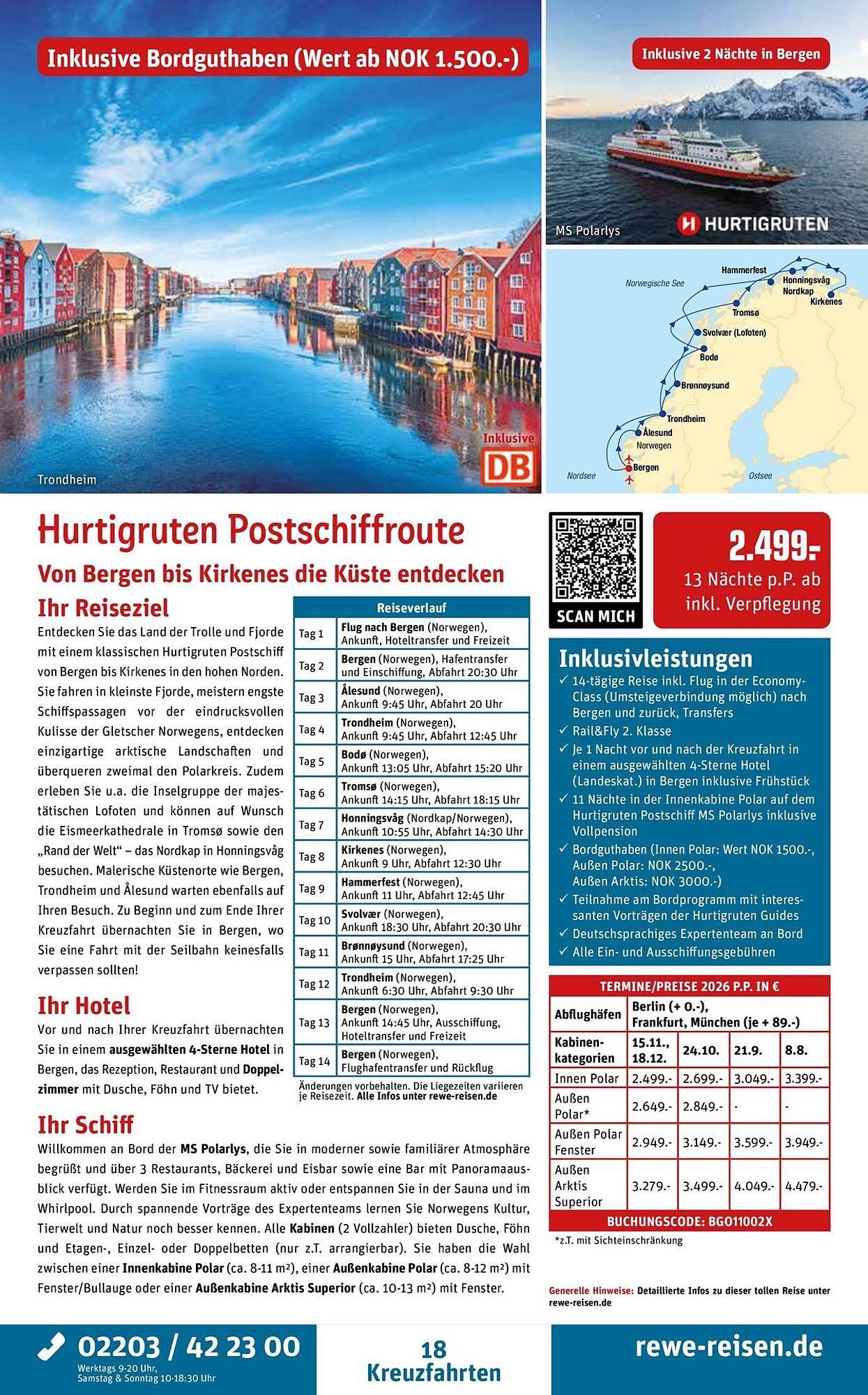 REWE Reisen Prospekt