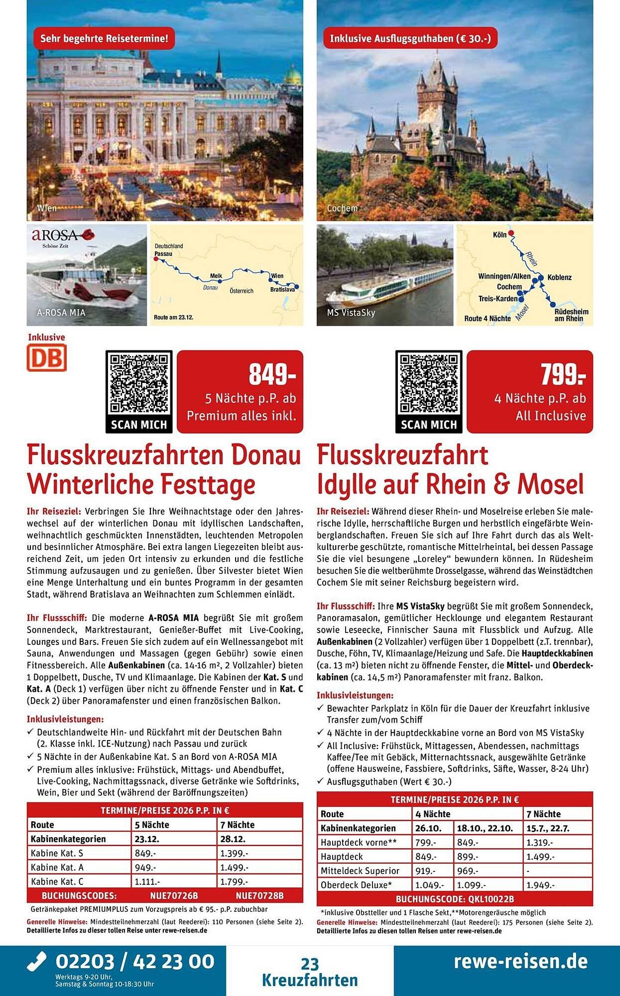 REWE Reisen Prospekt (2026-03-28 - 2026-04-24)
