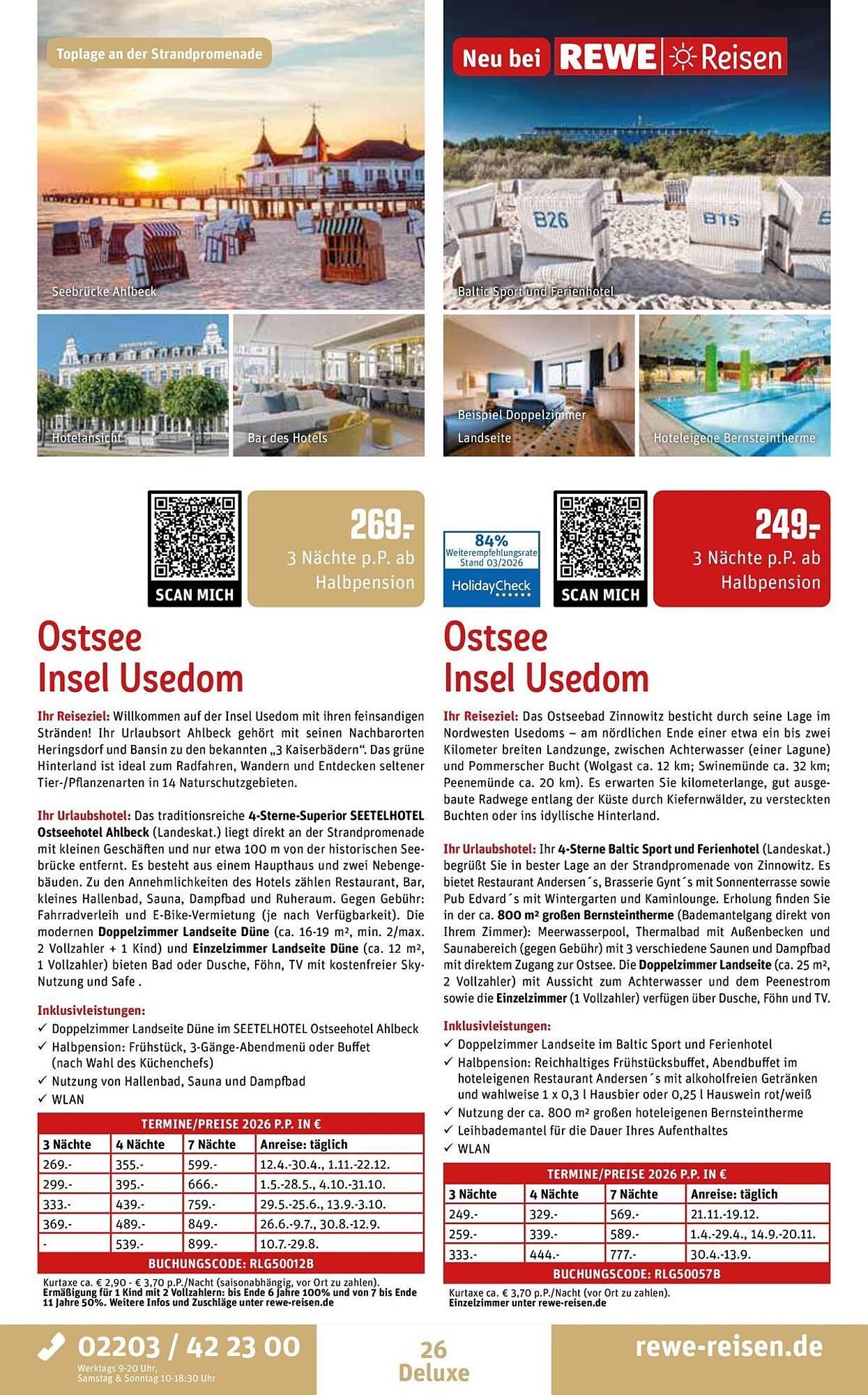 REWE Reisen Prospekt