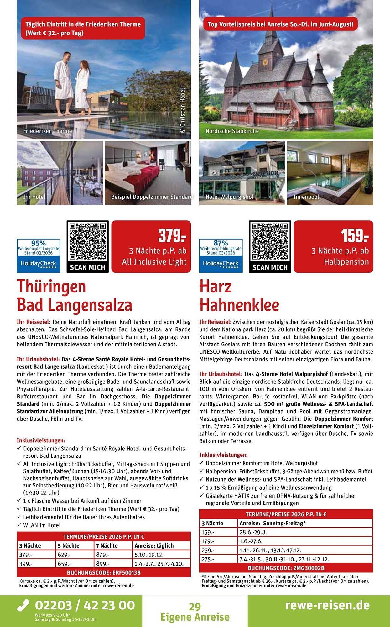 REWE Reisen Prospekt