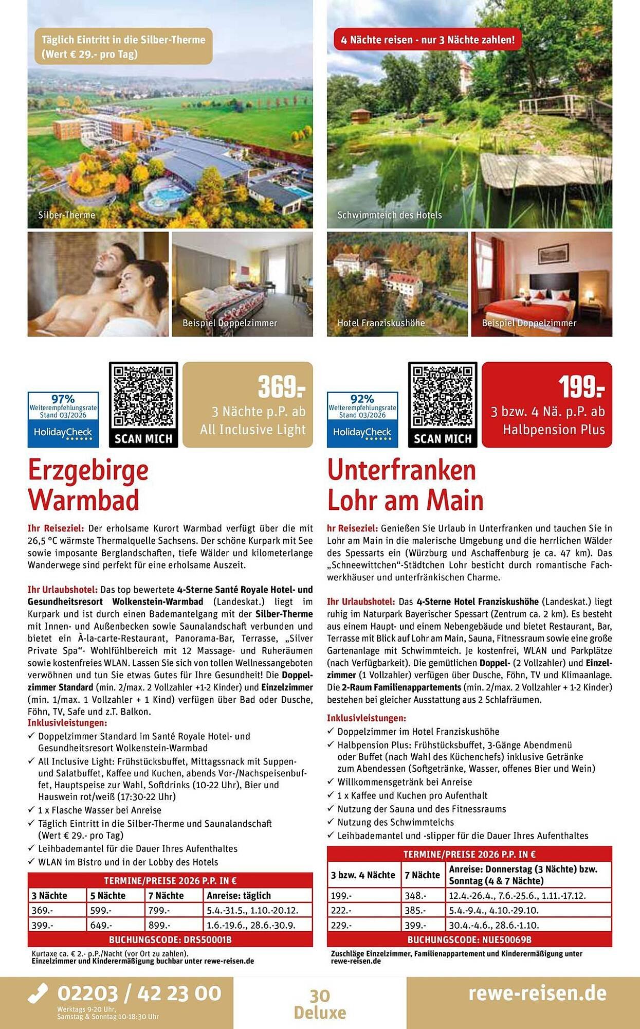 REWE Reisen Prospekt